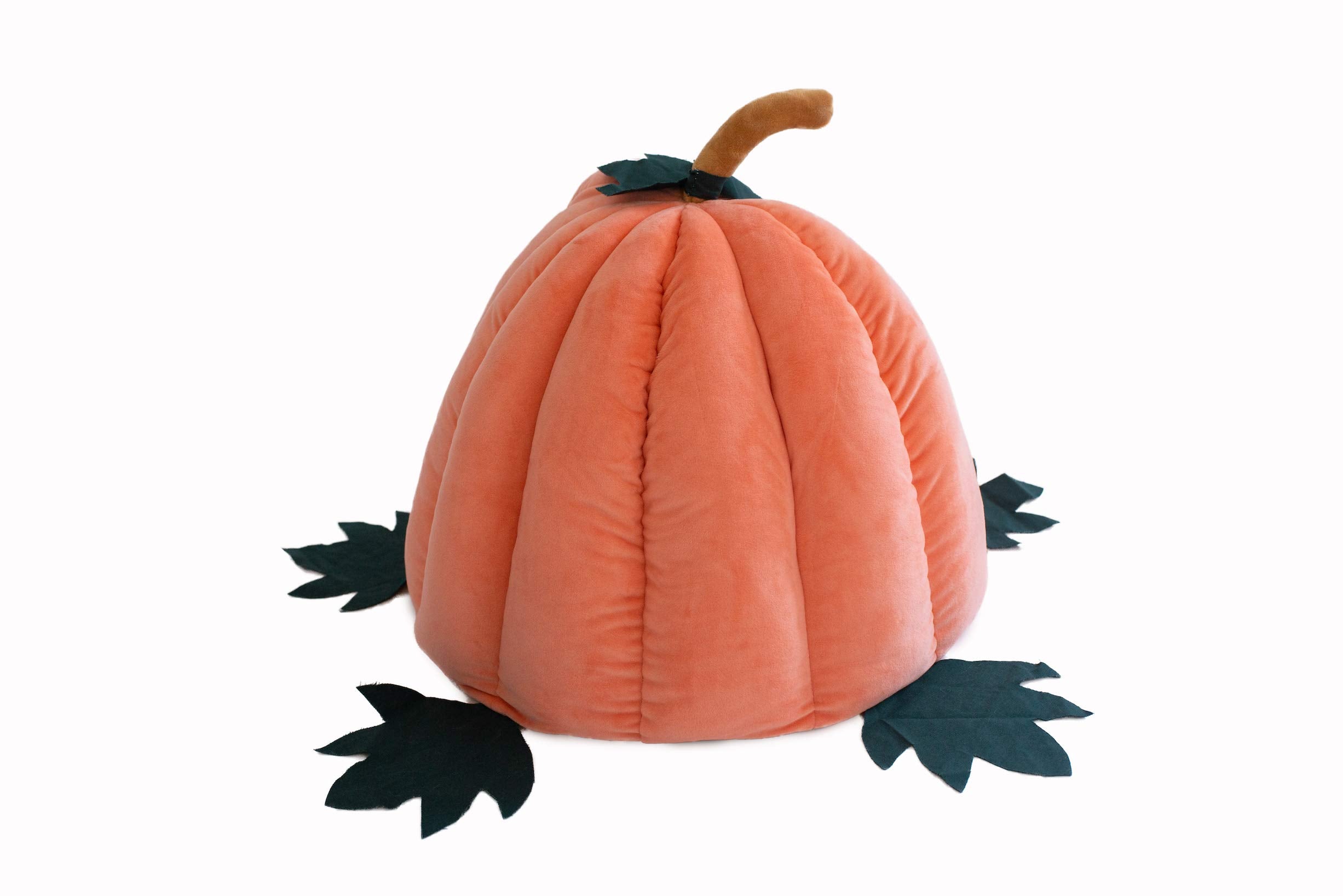 Armarkat Cat Bed Model C85CCS Pumpkin Shape, Orange, 20 x 20 x 16