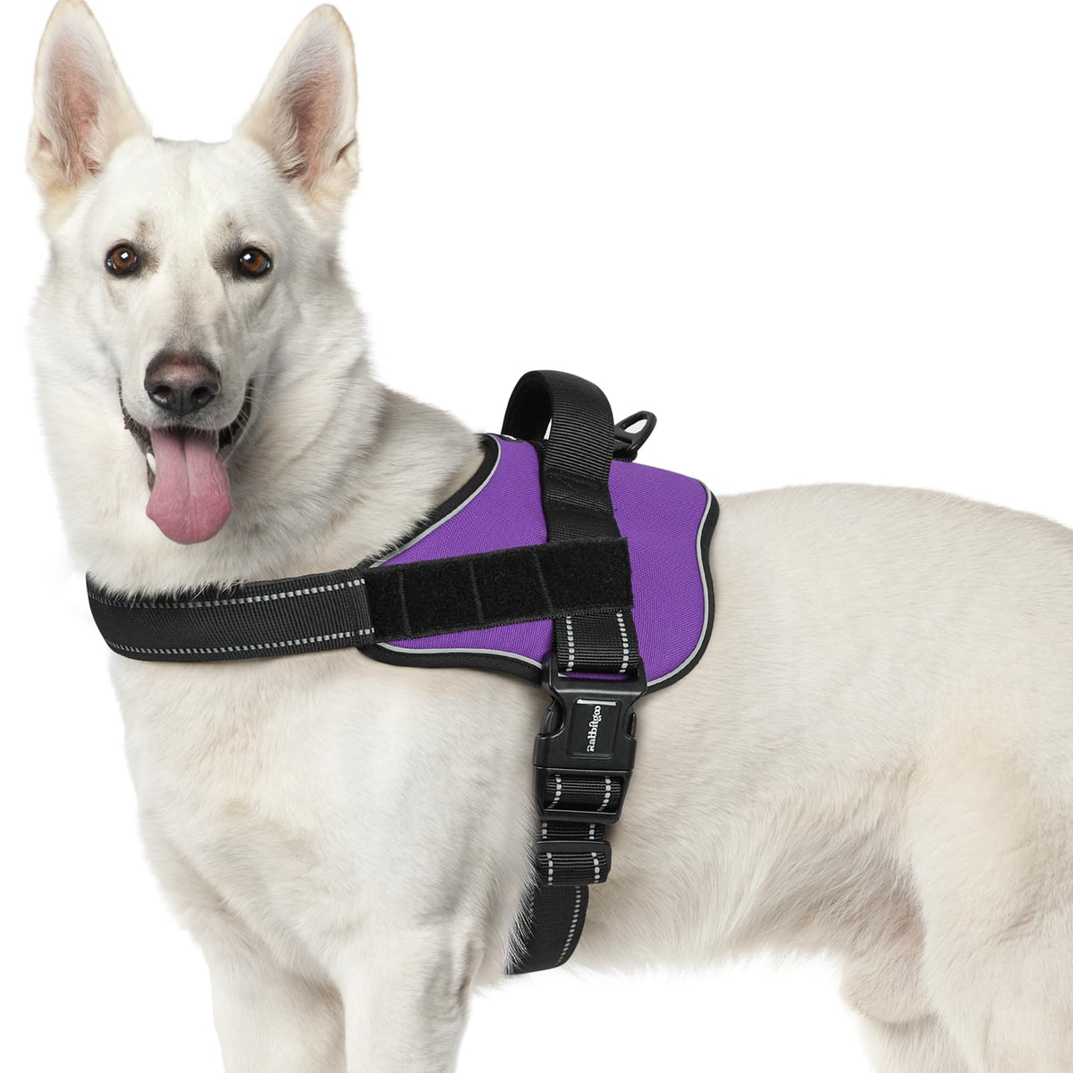Rabbitgoo Dog Harness For Extra Large Dogs, No Pull No Choke Pet Vest, Easy Wearing With One Buckle, Reflective, Adjustable Pet 