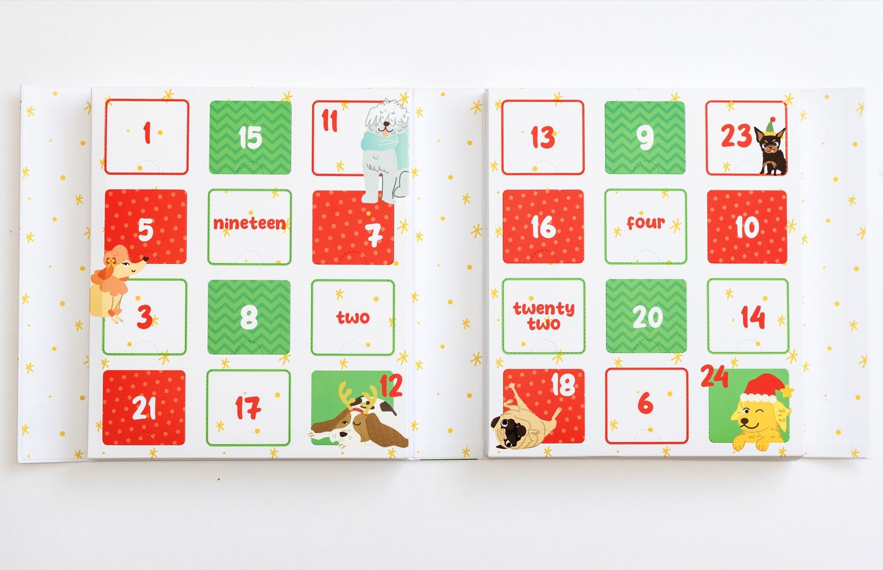WÜFERS Singing Advent Calendar Dog Cookie Box | Handmade Treats with Natural Ingredients | 1 Count