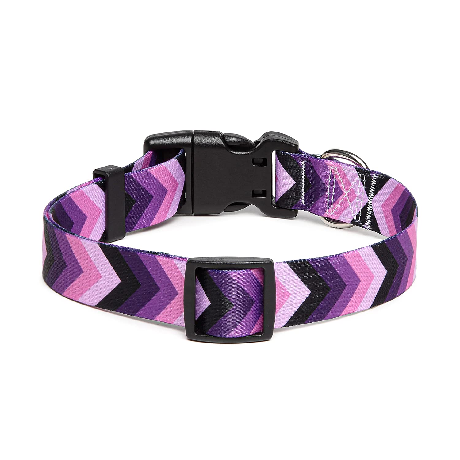 Suredoo Adjustable Dog Collar With Patterns, Ultra Comfy Soft Nylon Breathable Pet Collar For Small Medium Large Dogs (L, Arrow)