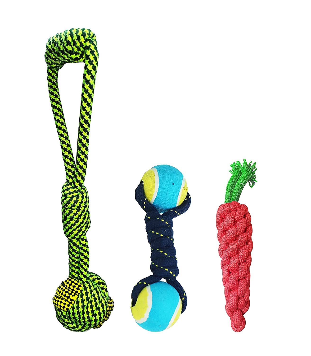Pet Guard Dog Chew Toys | Rope Toys For Dogs | Puppy Chew Teething Toys | Durable Cotton Dog Toys For Playing And Teeth Cleaning