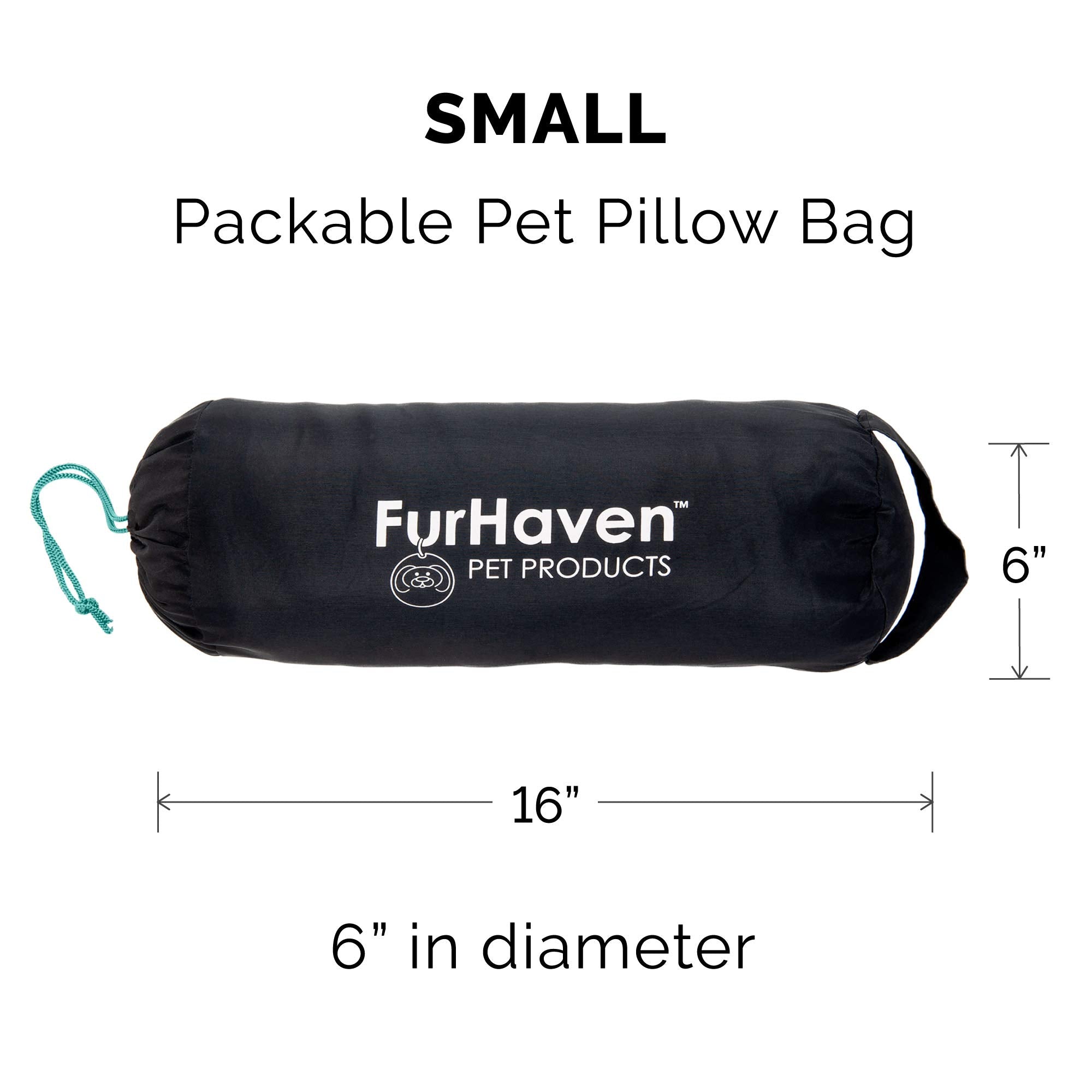 Furhaven Outdoor Travel Dog Bed for Small Dogs w/ Carry Bag, Washable & Foldable, Great for Crates & Kennels - Trail Pup Travel