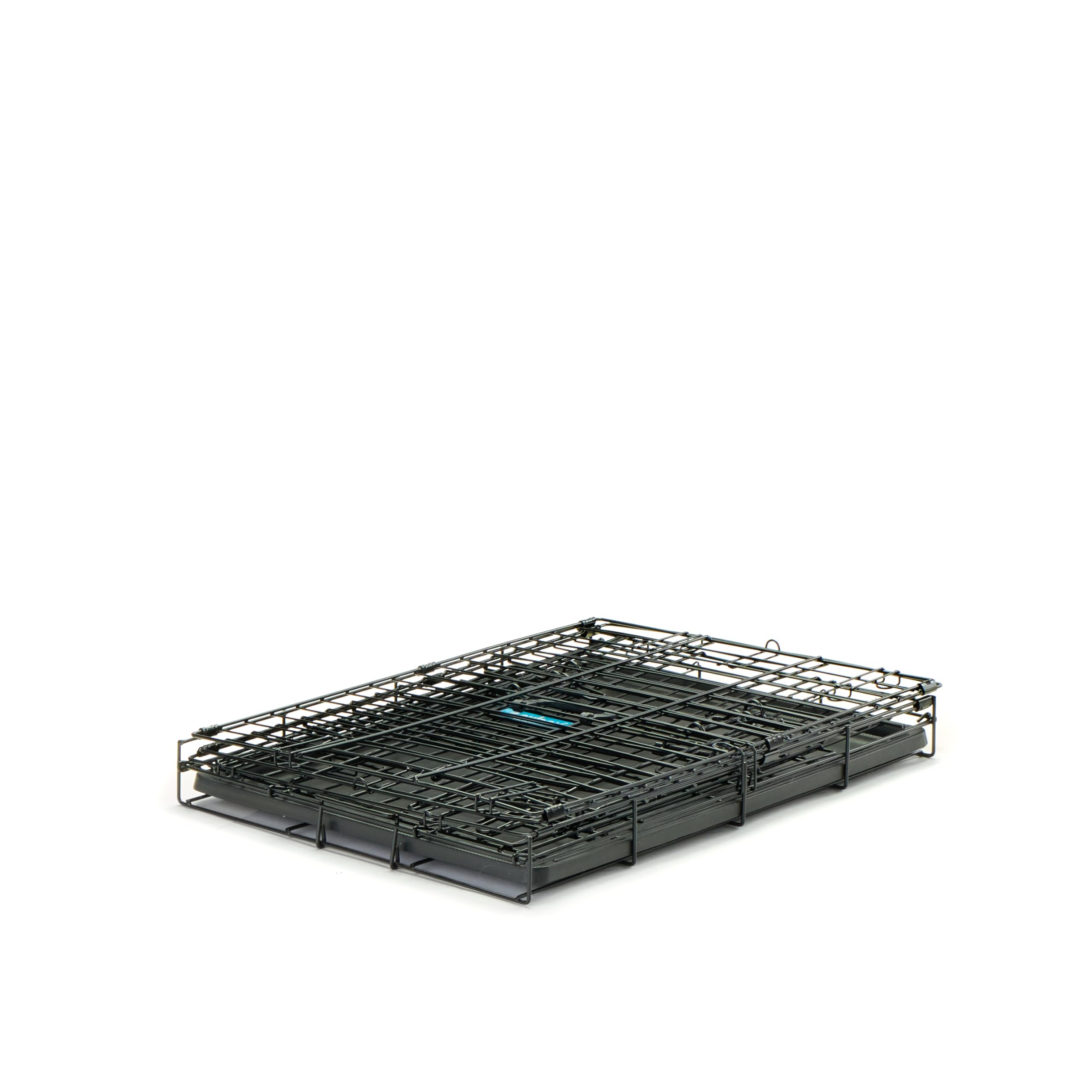 Carlson Secure And Compact Double Door Metal Dog Crate, Small With Divider Panel