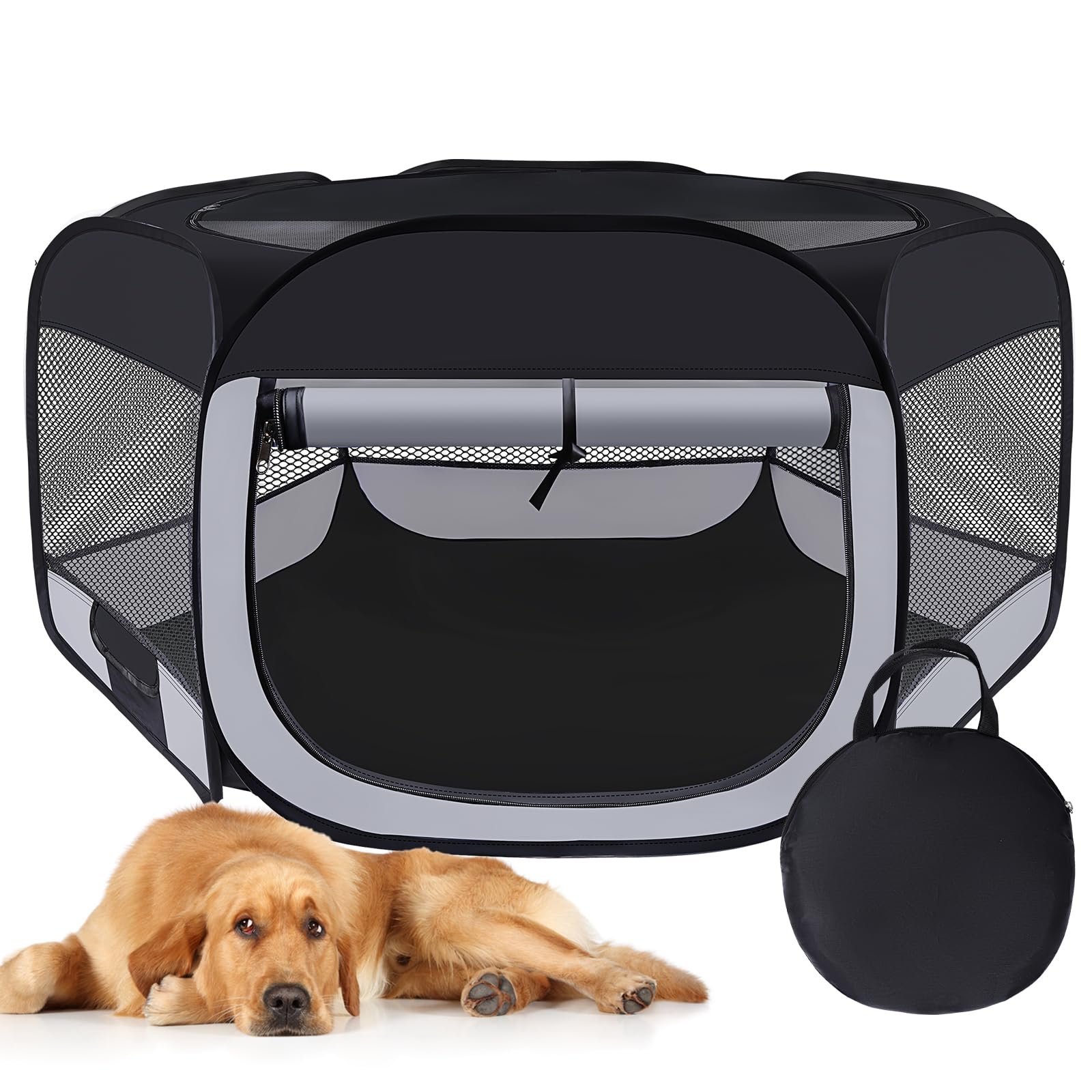 Dog Cat Playpen,Portable Pet Puppy Playpen,Rabbit Puppy Dog Play Pen For Indoors,Dogs Tent For Indoor Cats,Kitten Playpen,Collap