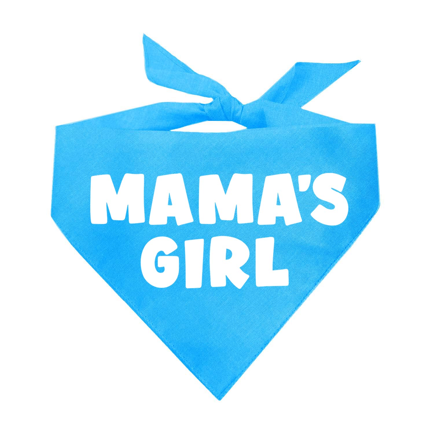 Mama'S Girl Dog Bandana | 100% Cotton For Mom | Valentine'S Day | Prop Photoshoot | Turquoise, One Size (949)