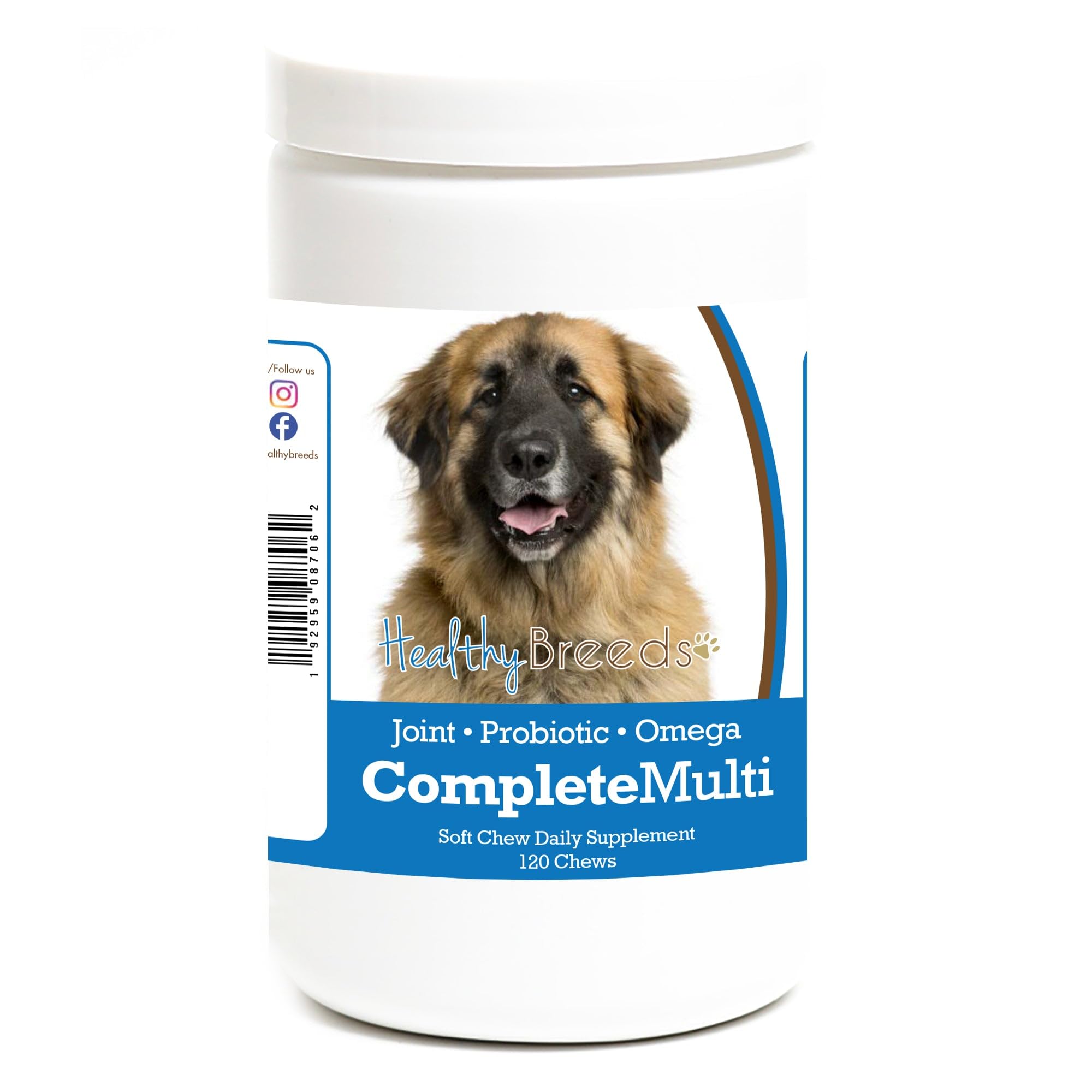 Healthy Breeds Leonberger All in One Multivitamin Soft Chew 120 Count
