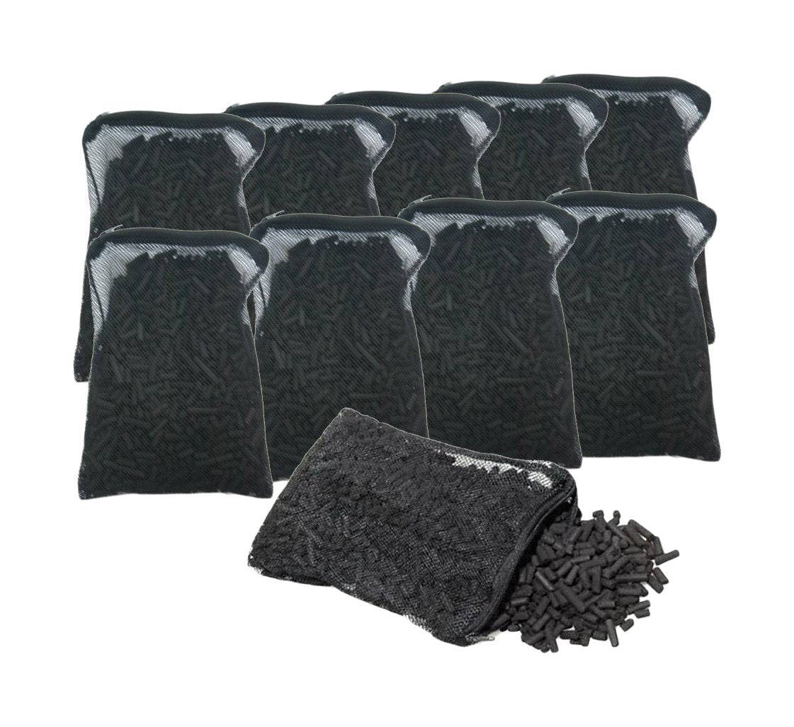 Cnz Aquarium Filter Media Kits (Carbon 10-Pack)