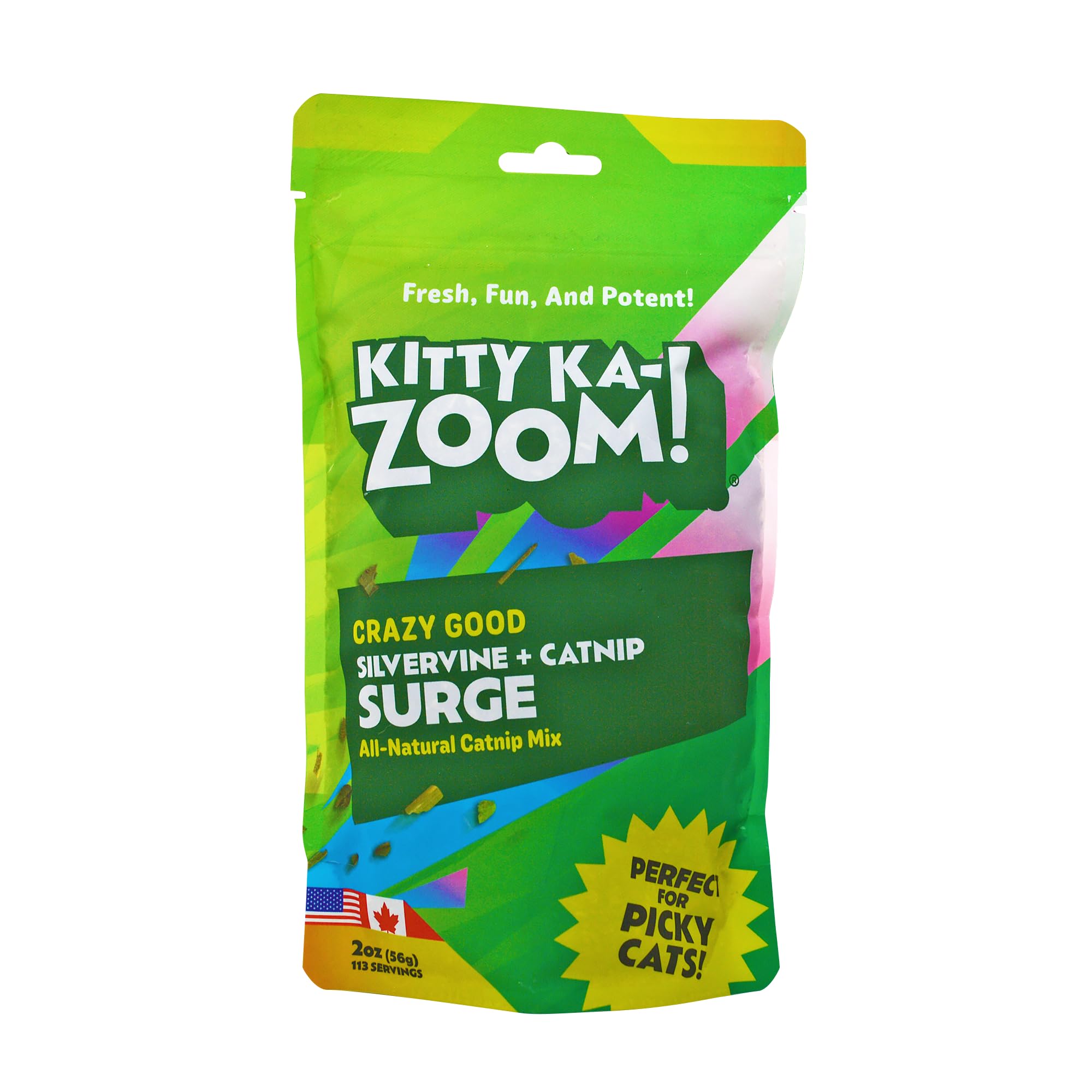Kitty Ka-Zoom Silvervine Surge - Catnip & Silvervine Mix