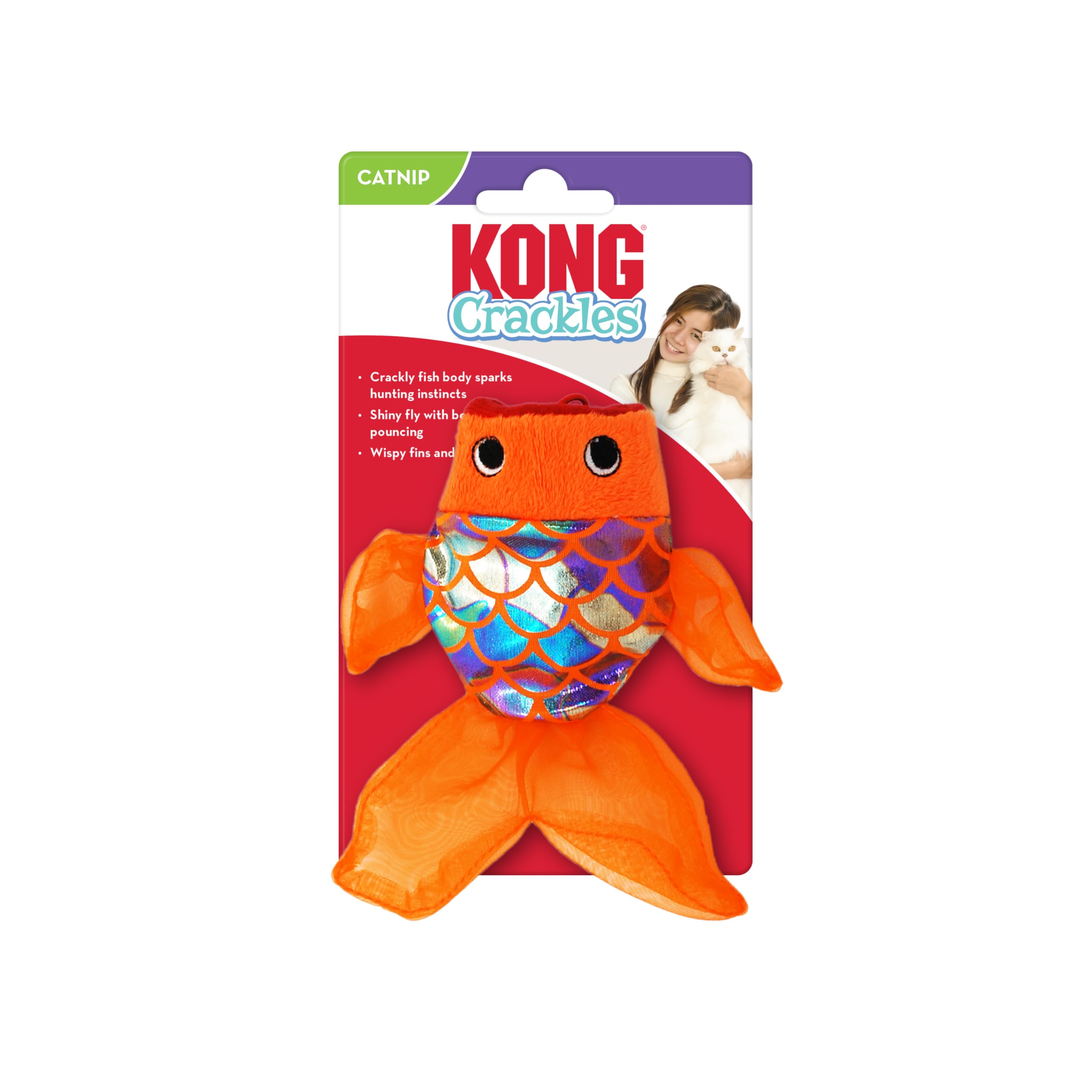 Kong Company 38745927: Crackles Gulpz Catnip Toy
