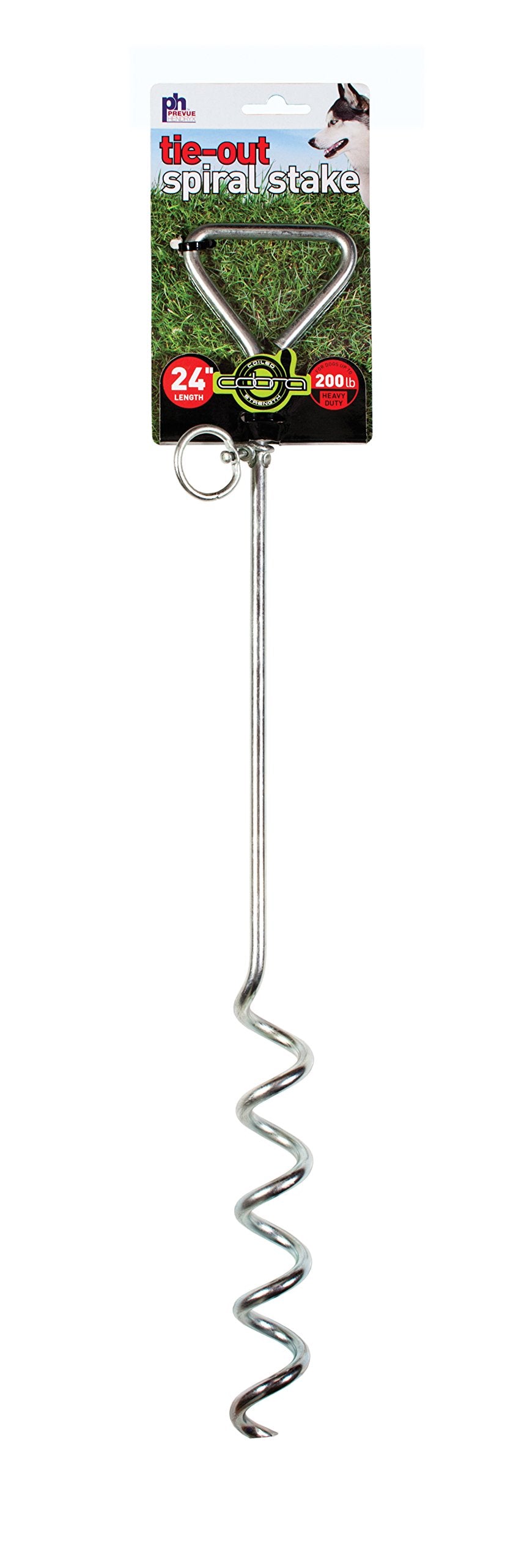 Prevue Pet Products Heavy-Duty 24&quot; Spiral Tie-Out Stake