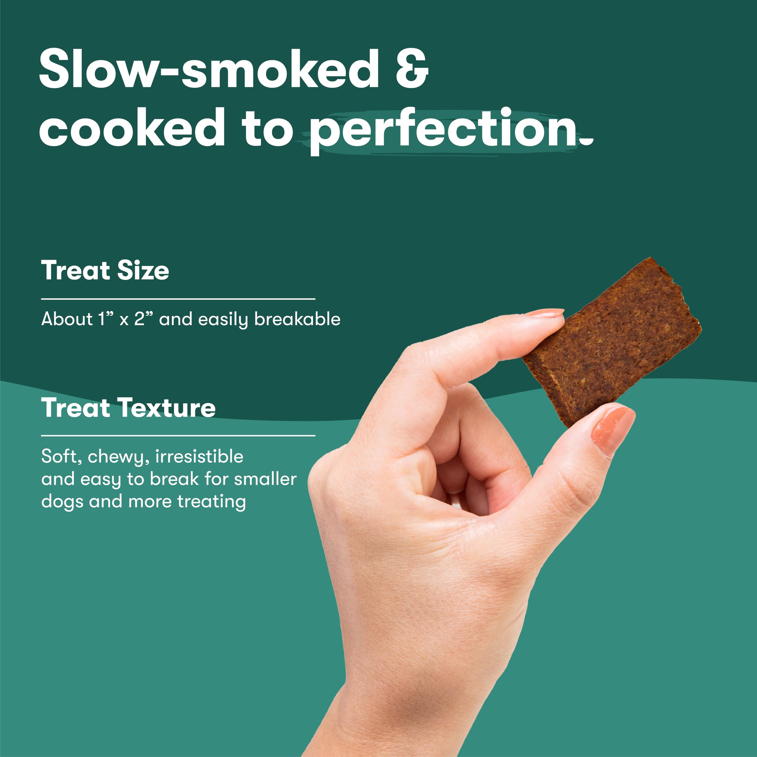 Jinx Tenders Chicken Jerky Dog Treats, All Natural Ingredients, Soft & Chewy, Low-Calorie, Slow-Smoked Chicken & Sweet Potato, N