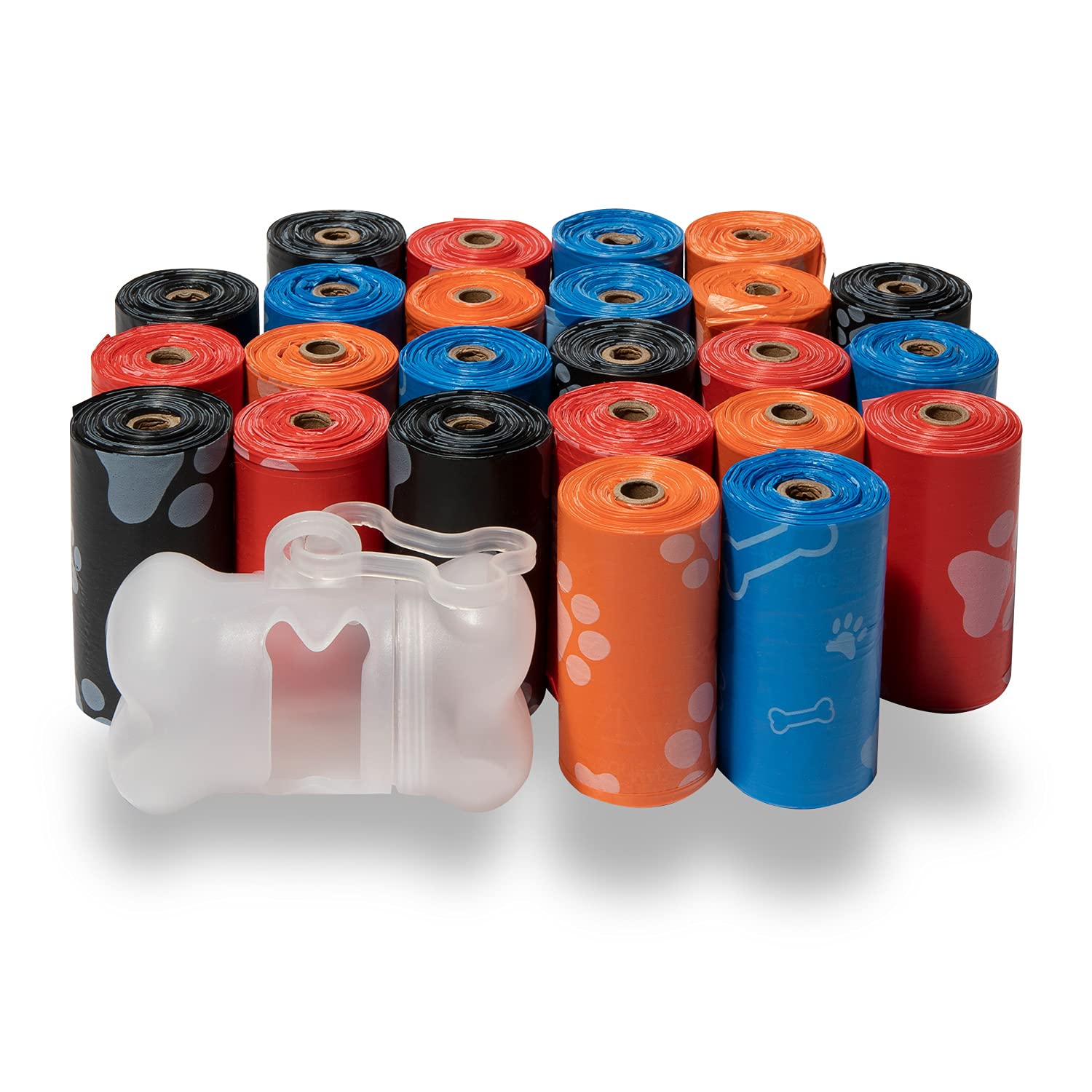 Best Pet Supplies Dog Poop Bags (360 Bags) For Waste Refuse Cleanup, Doggy Roll Replacements For Outdoor Puppy Walking And Trave