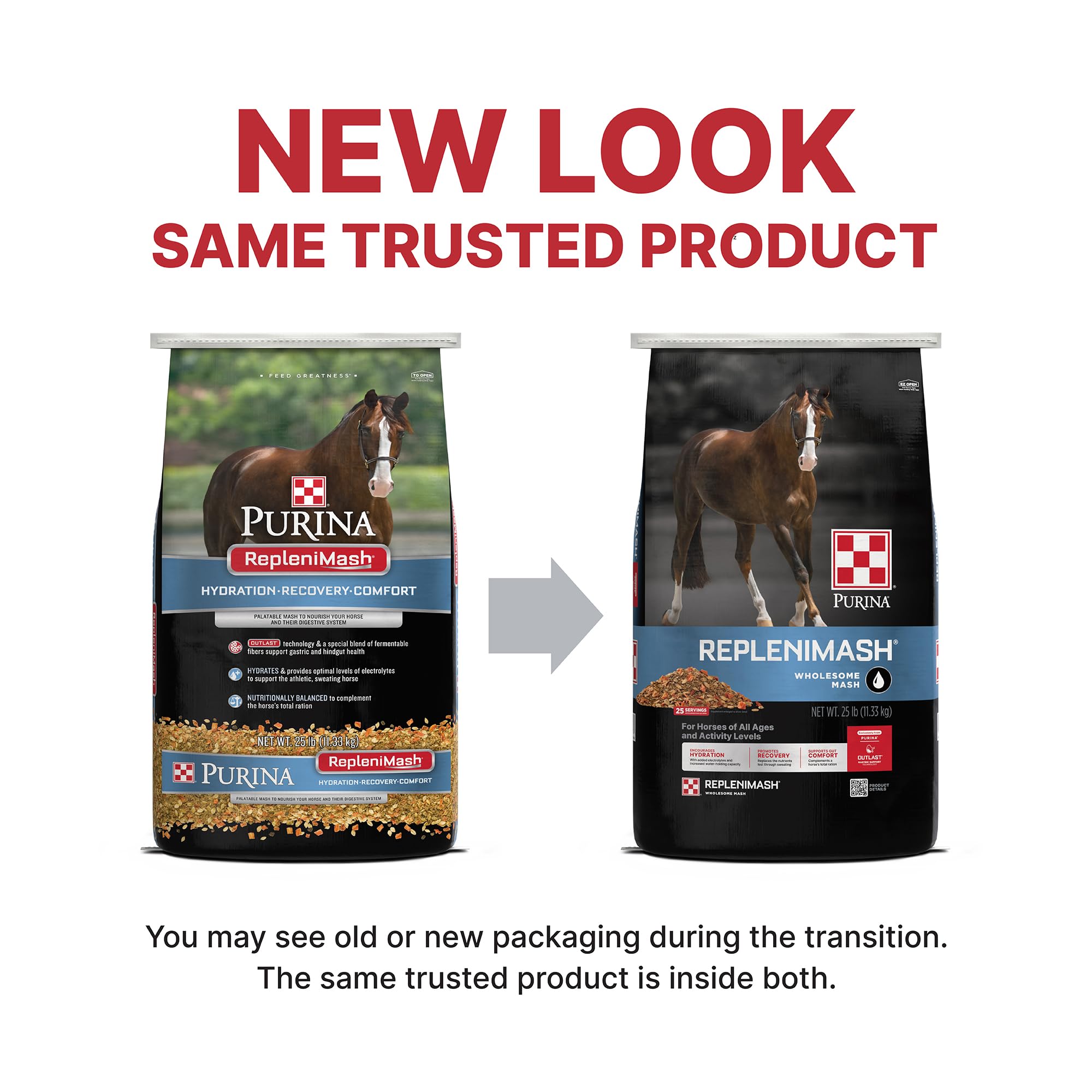 Purina | RepleniMash Product | for Horse Recovery | 25 Pound (25 LB)