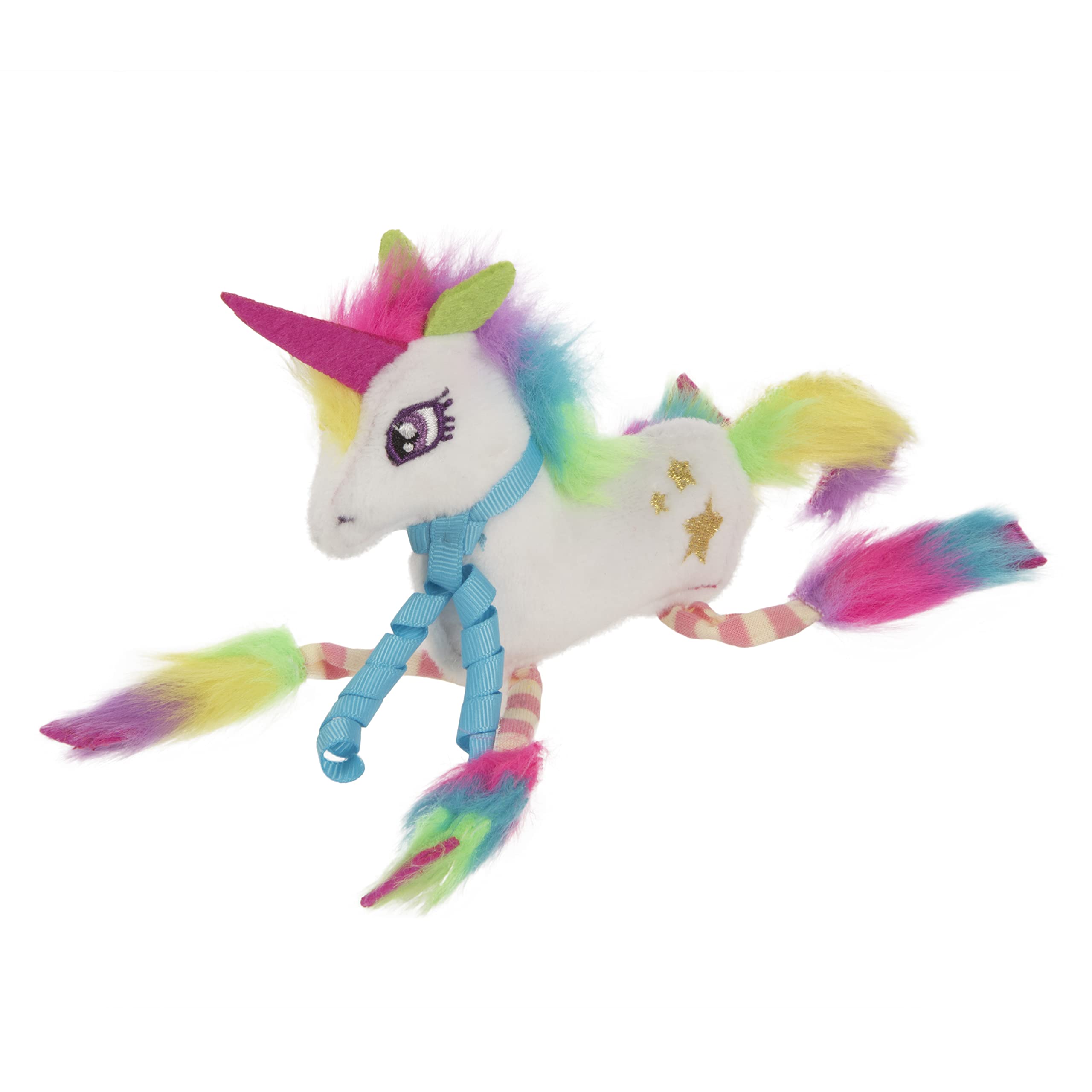 SmartyKat Dazzle Unicorn Crinkle Plush Cat Toy, 1 Count, Polyester Material, Model 38023