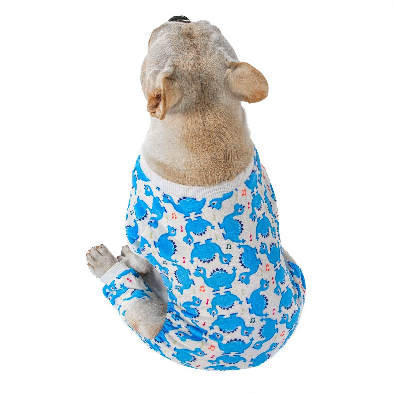 Cutebone Halloween Dog Pajamas Pet Clothes Cat Apparel Shirt Winter Holiday Cute Pjs Bodysuit For Doggie Onesies P173Xs