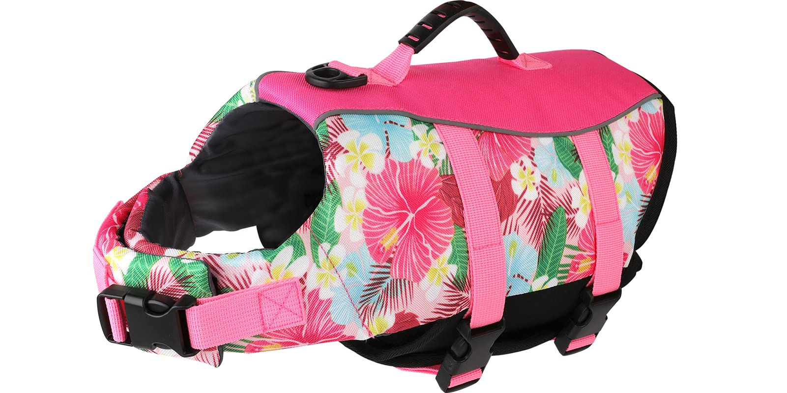 Mklhgty Dog Life Jacket, Reflective Adjustable Dog Swimming Vest With Handle, Ripstop Dog Life Vests For Boating And Swimming, Pet Safety Life Preserver For Small Medium Large Dogs