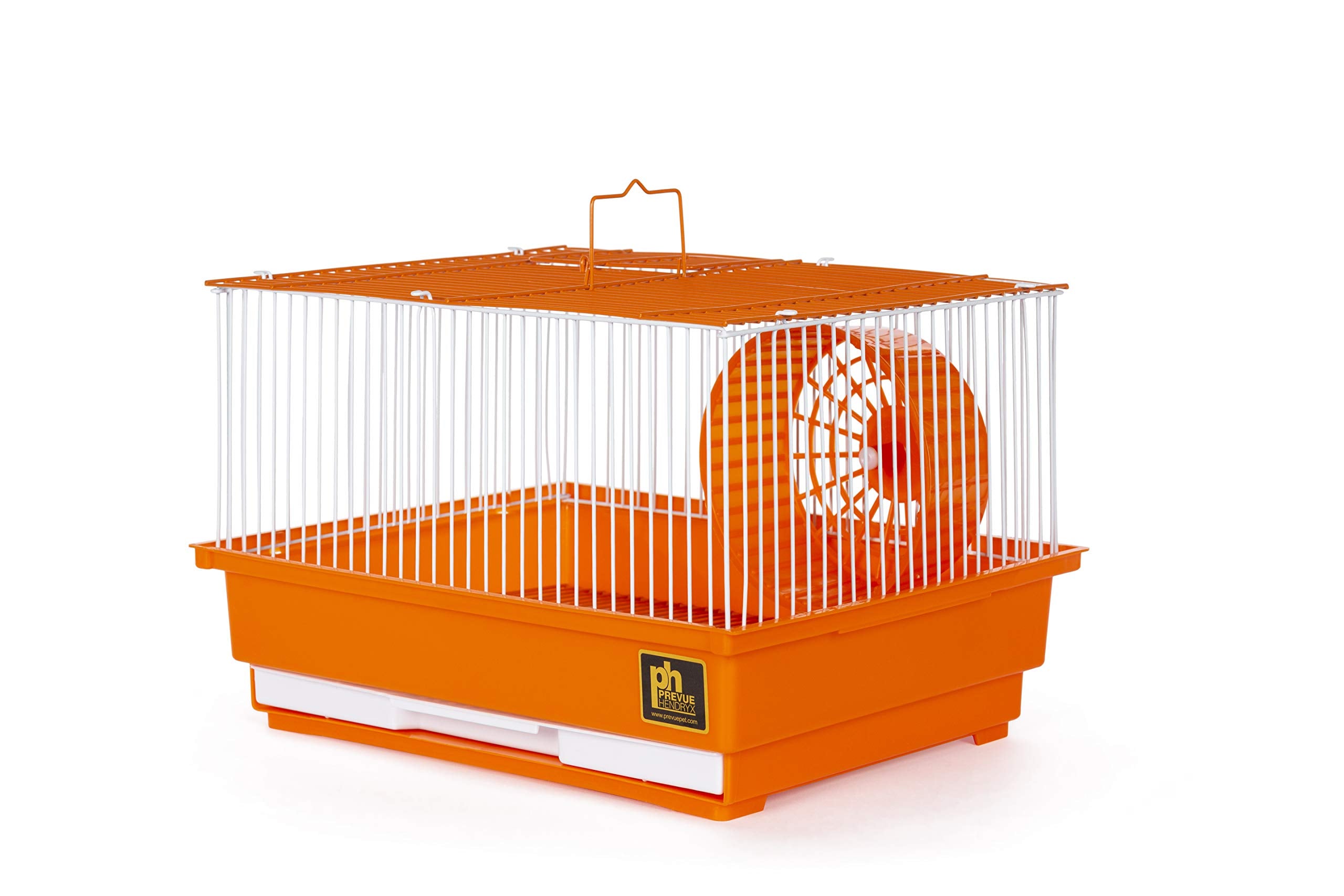 Prevue Pet Products Single-Story Hamster And Gerbil Cage, Orange