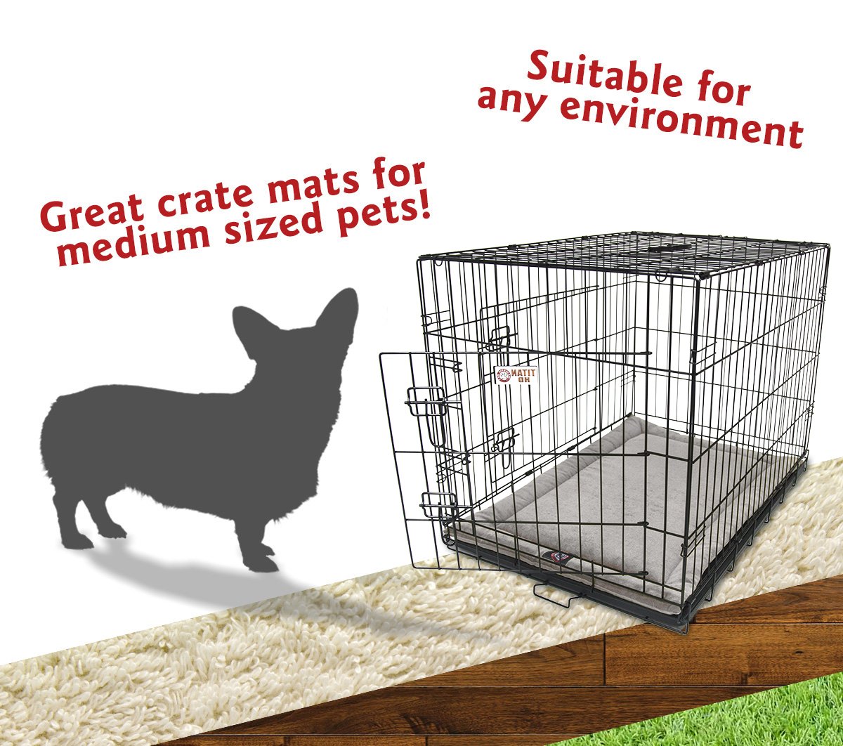 36'' Villa Vintage Crate Dog Bed Mat By Majestic Pet Products