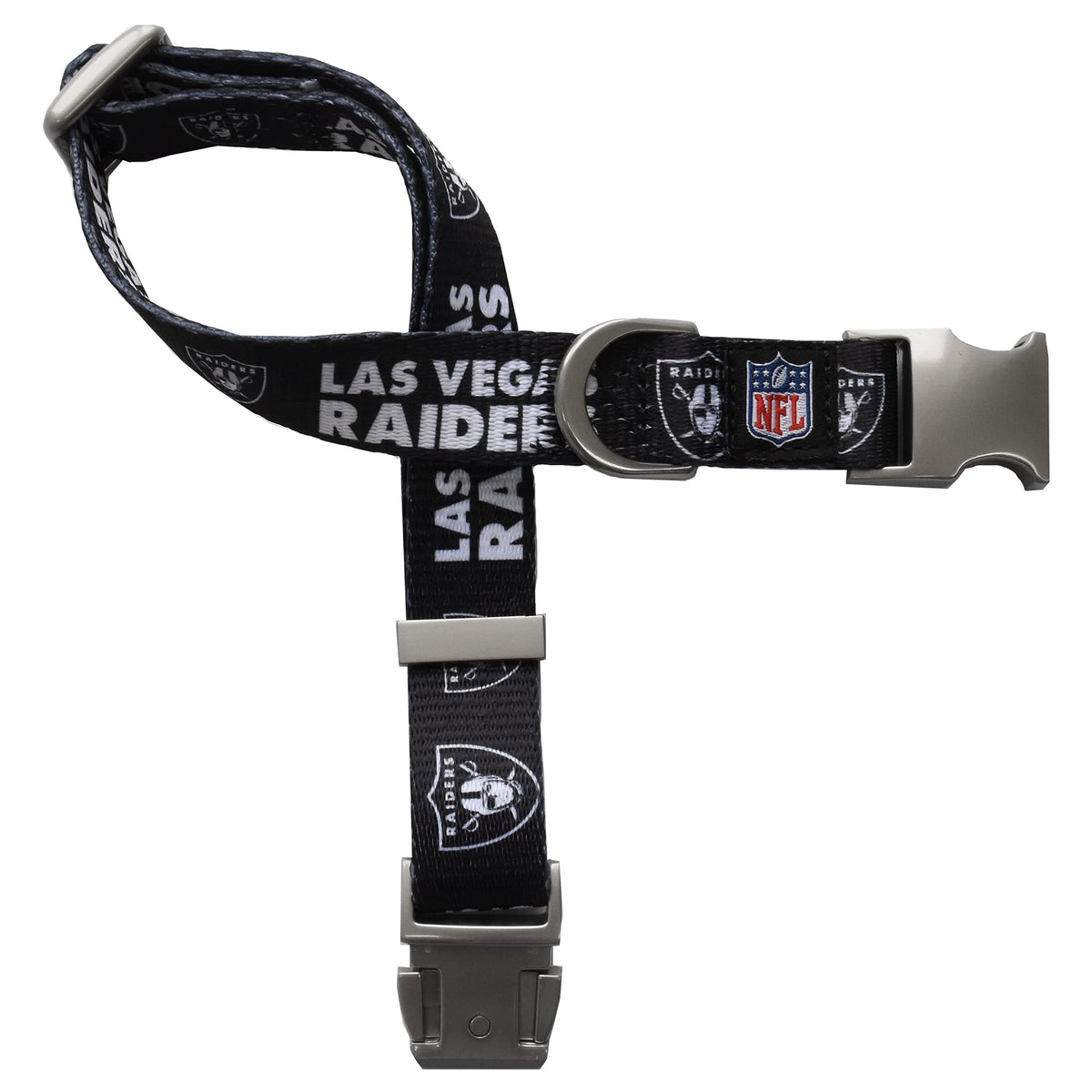 Littlearth Unisex-Adult Nfl Las Vegas Raiders Premium Pet Collar, Team Color, Small