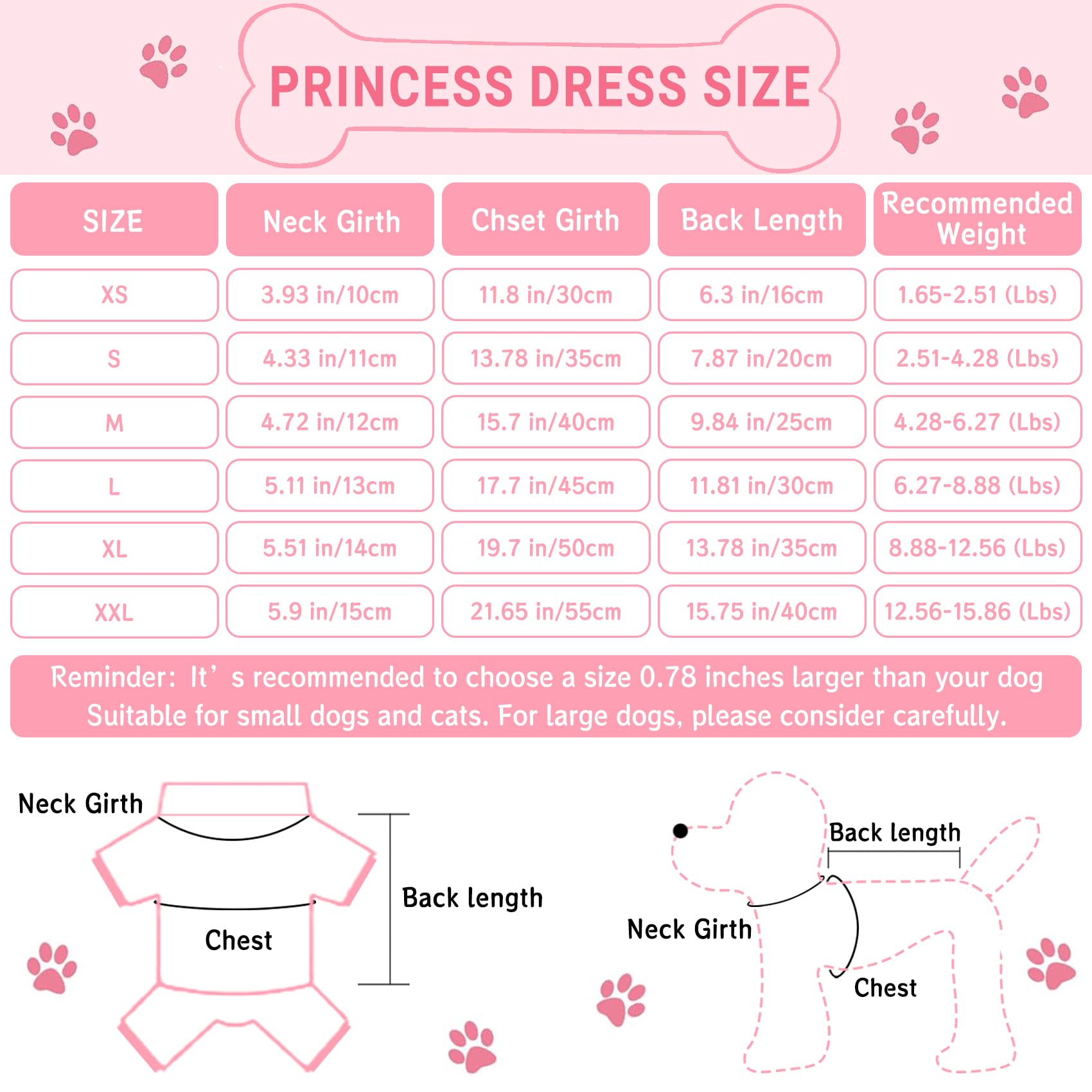 Tapbull Dog Dresses, Fashionable Pet Dog Sweatshirt Clothes In Light Colors, Cute Cat Birthday Dress Outfit (Pink/Purple/Coffee