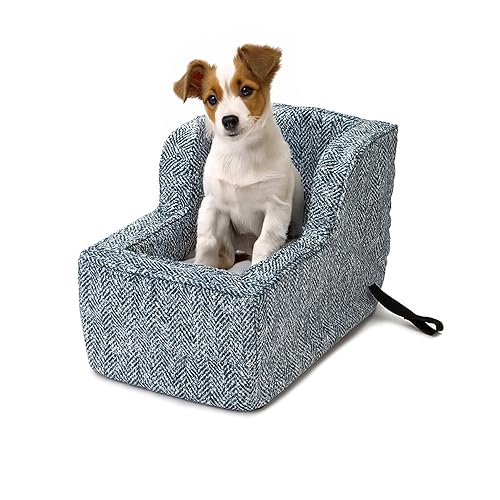 Snoozer Luxury High Back Console Pet Car Seat - Show Dog Collection, Large - Palmer Indigo