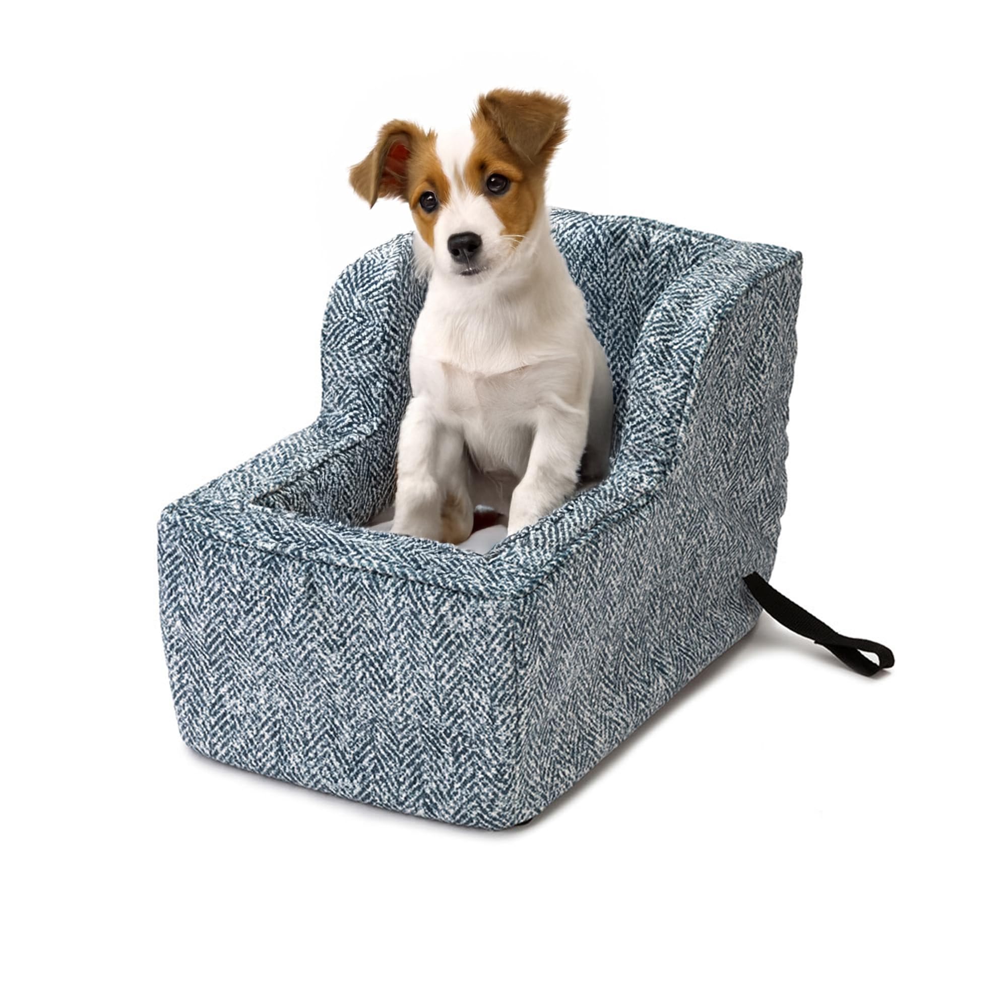 Snoozer Luxury High Back Console Pet Car Seat - Show Dog Collection, Large - Palmer Indigo