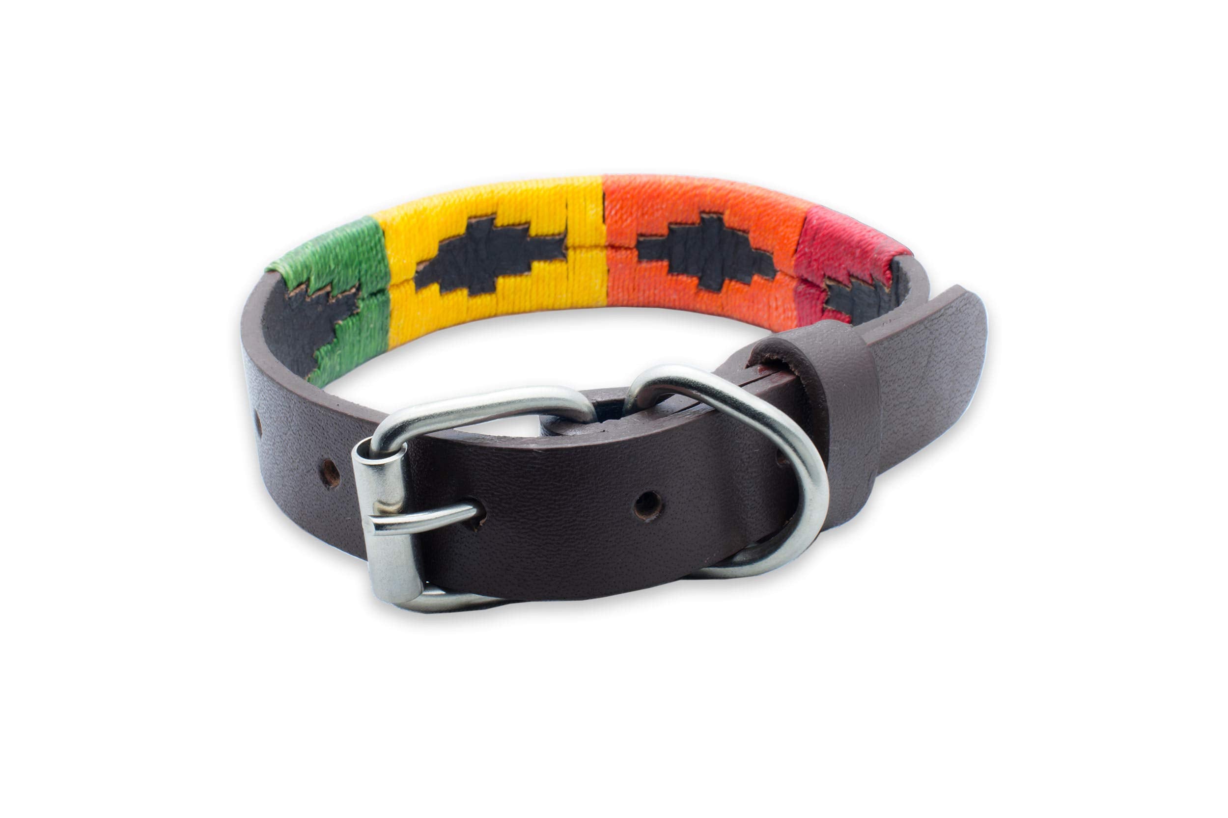 Gaucho Goods Soft Leather Dog Collar (Xl, Woodstock)