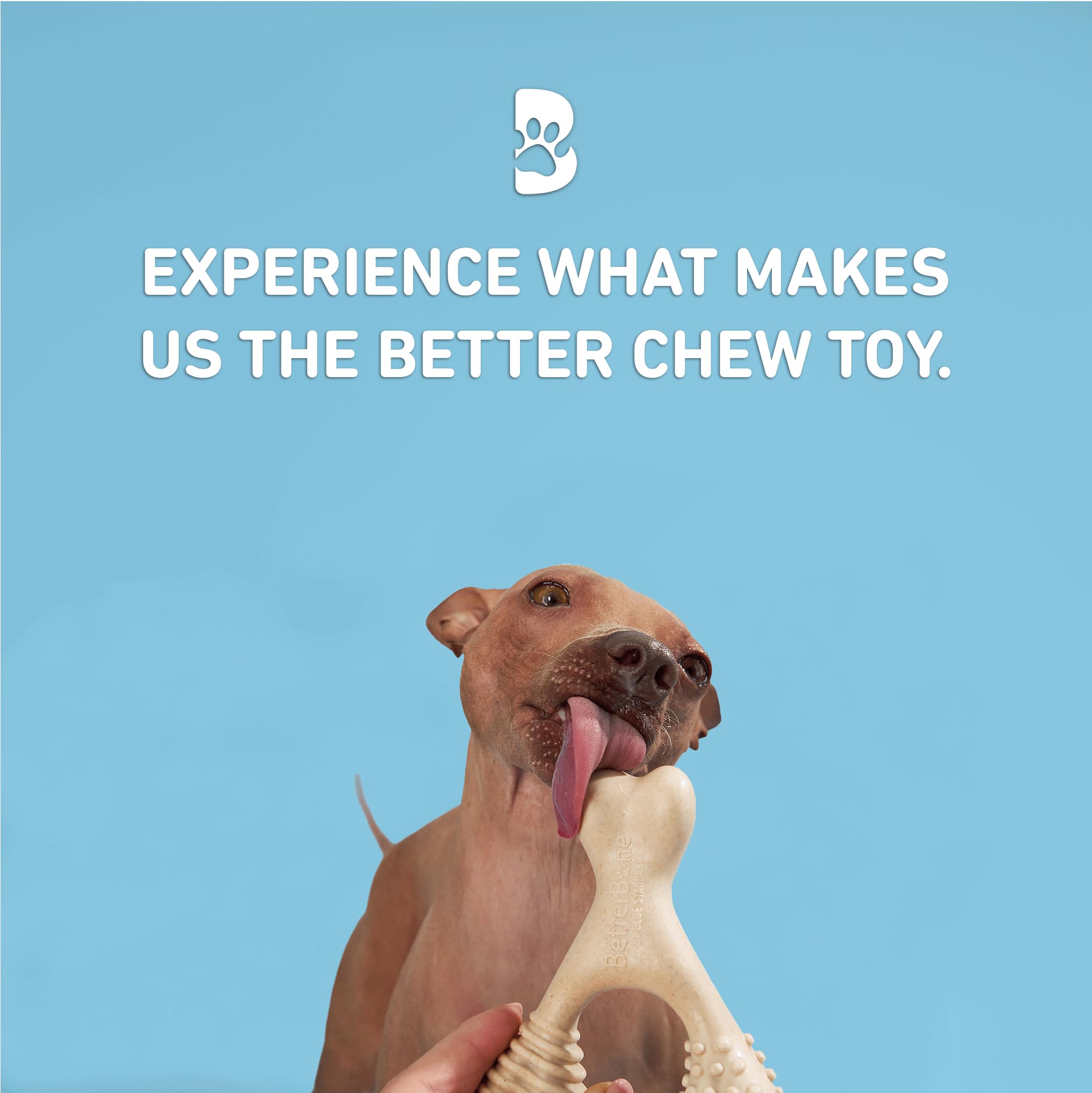 BetterBone - All-Natural, Nylon-Free Dog Chew Toys - Soft Density - Ideal for Light to Moderate Chewers - Non-Toxic, Promotes De