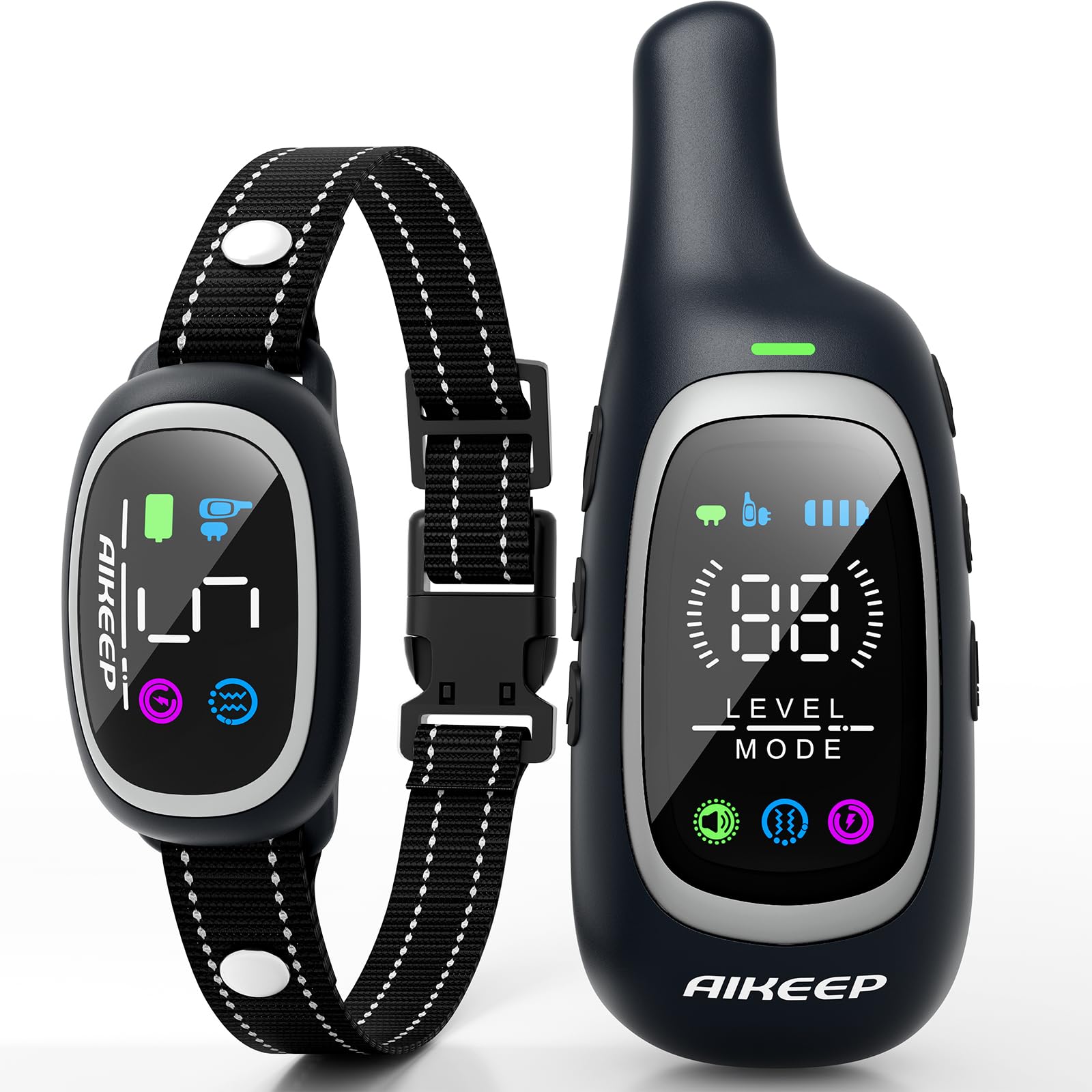 2-In-1 Dog Shock Collar And Bark Collar For Dogs - 3300Ft Dog Training Collar With Remote, Ip67 Waterproof E Collar With Anti-Ba