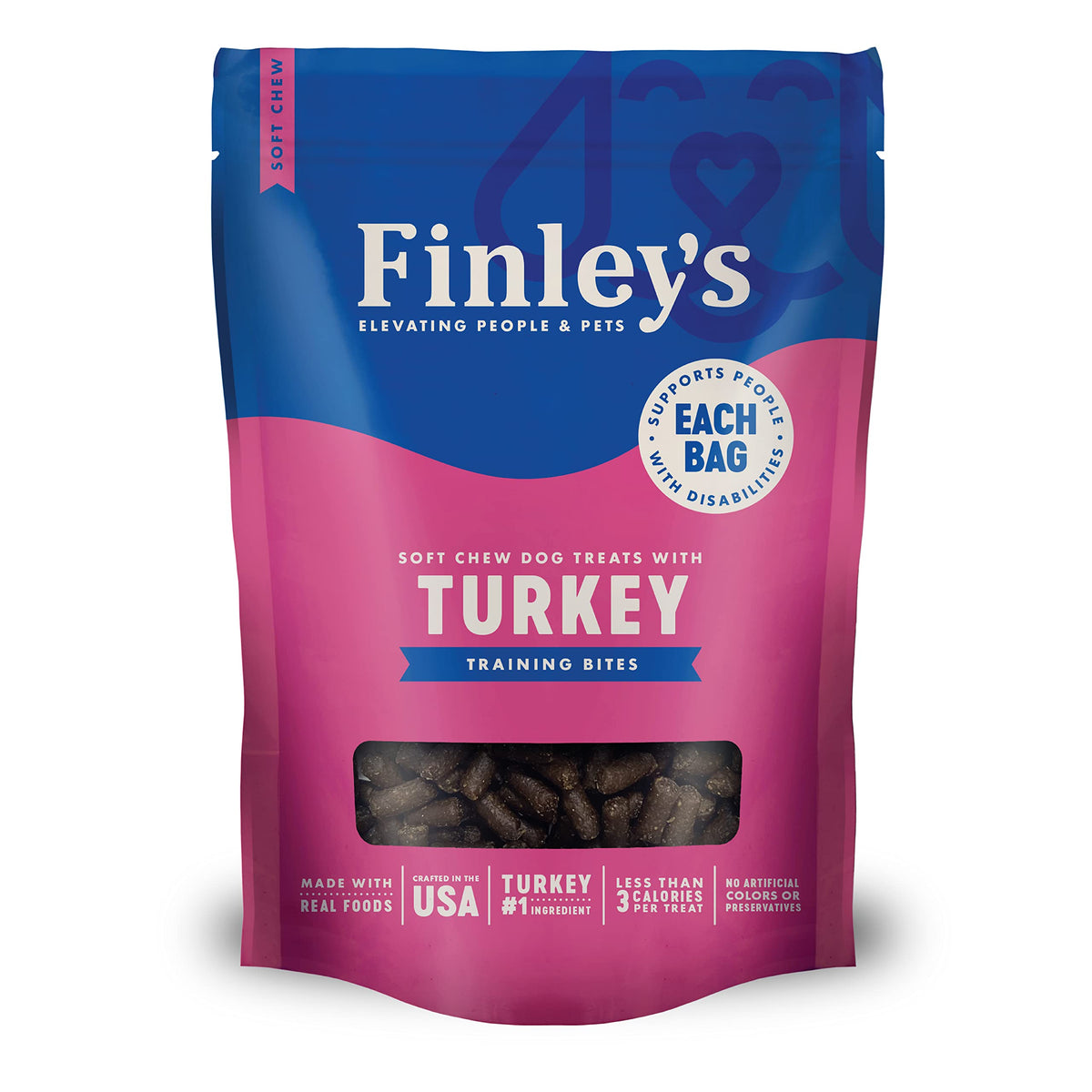 Finley'S Dog Treat Turkey Training Bites Treats For Dogs Made In Usa | All-Natural Protein Wheat Free Dog Treats | Healthy Dog Treat Bags (16 Oz)