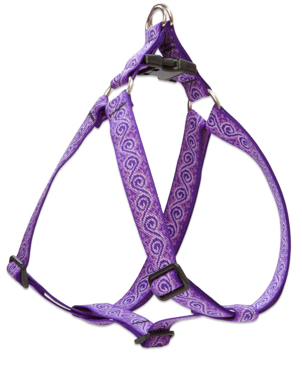 LupinePet Originals 1'' Jelly Roll 24-38'' Step In Harness for Large Dogs