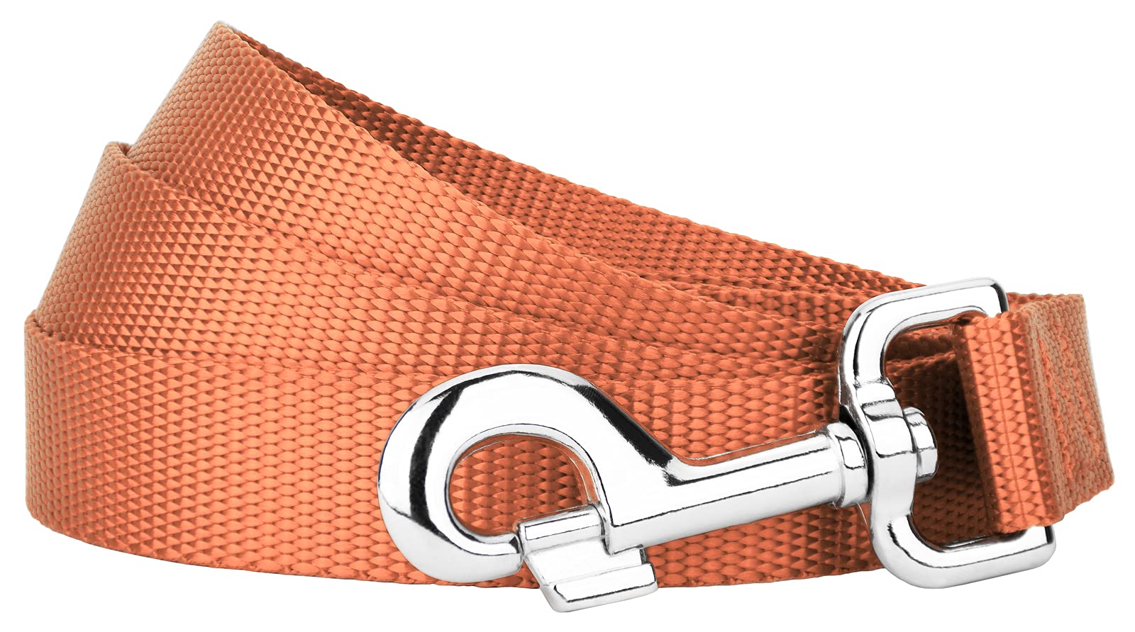 Country Brook Petz 1'' Wide Heavy-Duty Nylon Leash For Dogs - Traditional Style Durable Leash With Easy-To-Use Snap - Made In Th