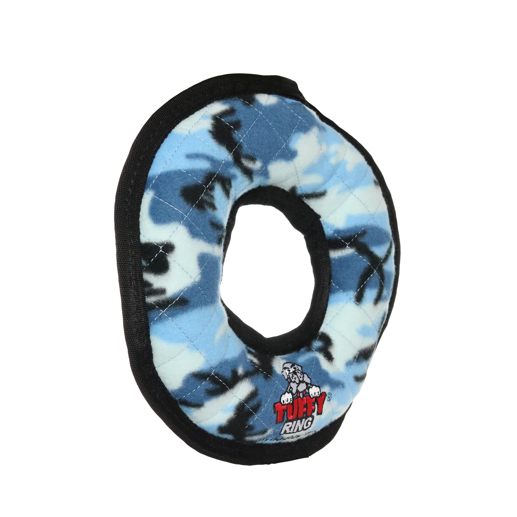 Tuffy Ultimate Ring, Durable Dog Toy (Regular, Camo Blue)