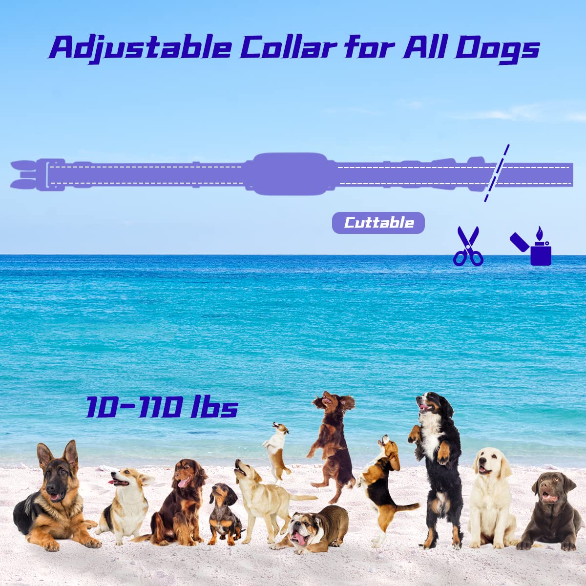 Dog Training Collar With 3300Ft Remote Range 4 Training Modes For Large Medium Small Dogs Rechargable Waterproof Electric Collar