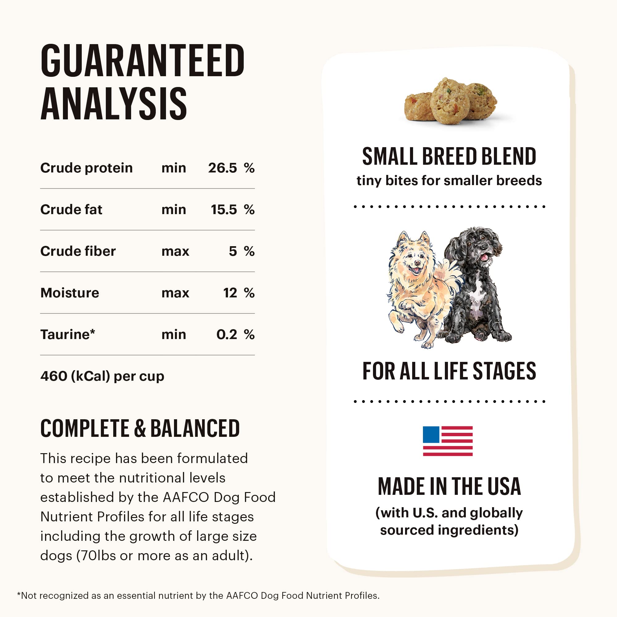 The Honest Kitchen Whole Food clusters Small Breed grain Free chicken Dry Dog Food 10 lb Bag