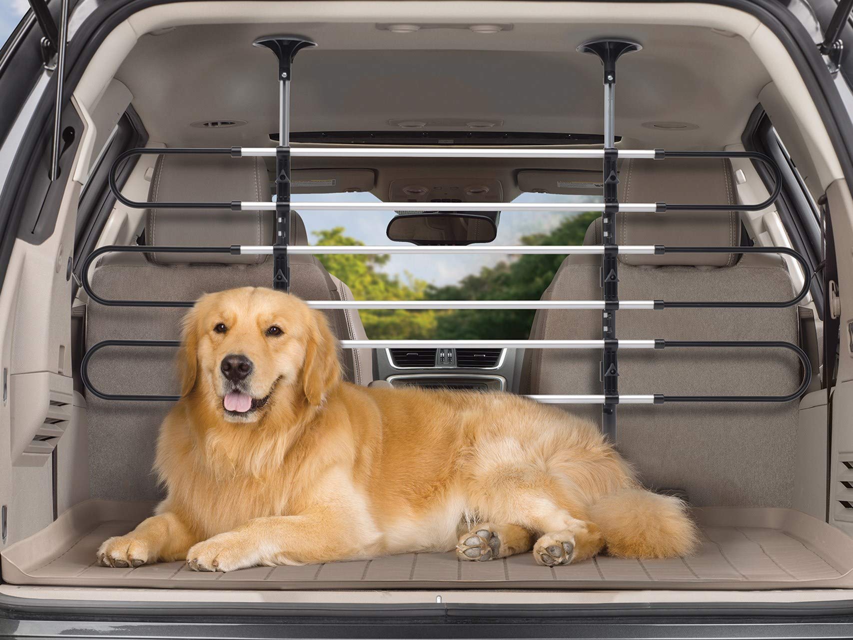 Weathertech Pet Barrier - Keeps Pets Secure In Vehicle Behind Your 2Nd Or 3Rd Row Seats (8Apb01)