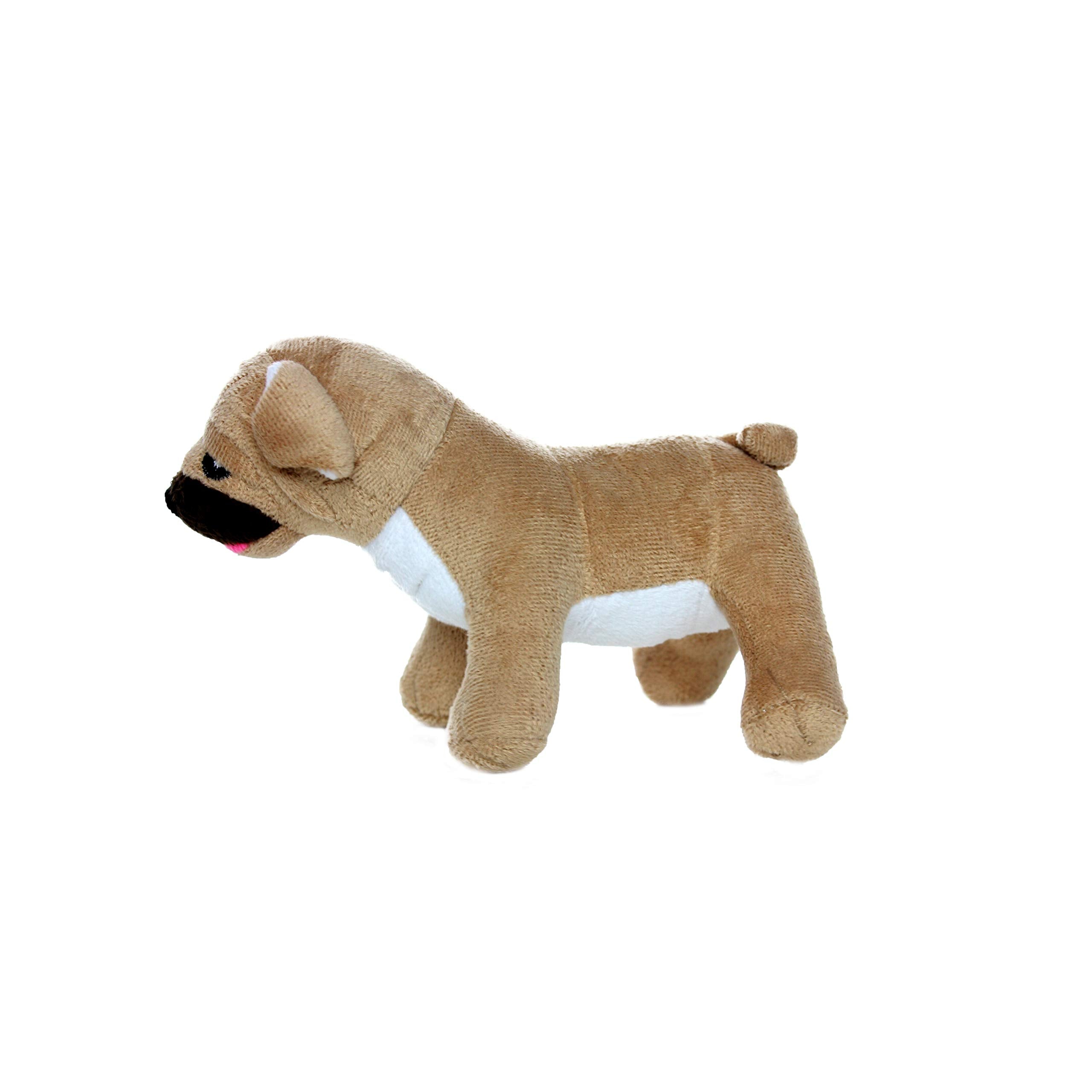 MIGHTY- Farm Junior Pug- Squeaker-Multiple Layers. Made Durable, Strong & Tough. Interactive Play Dog Toy (Tug, Toss & Fetch). M