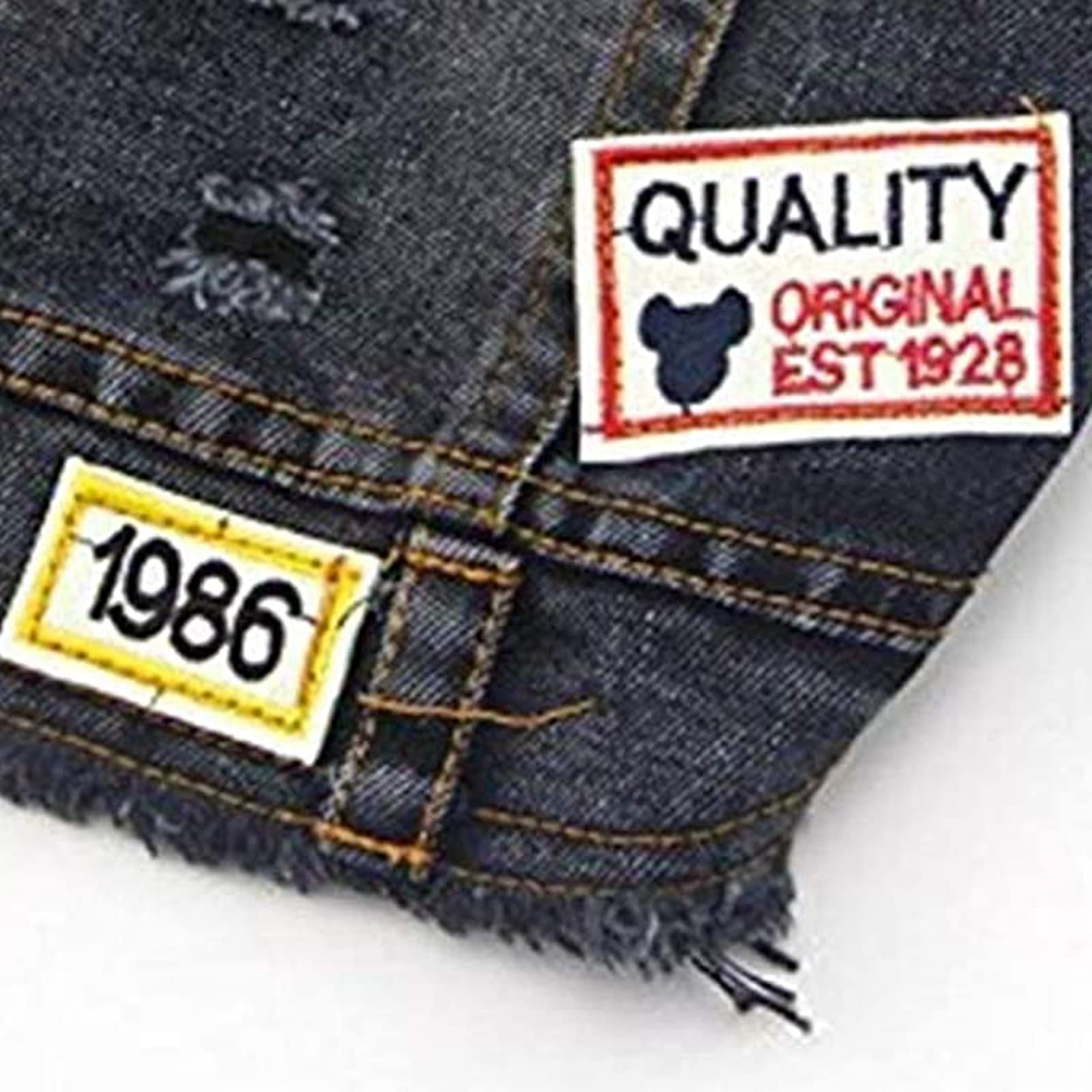 Doggyzstyle Pet Vests Dog Denim Jacket Hoodies Puppy Jacket For Small Medium Dogs (Xs, Black Print)