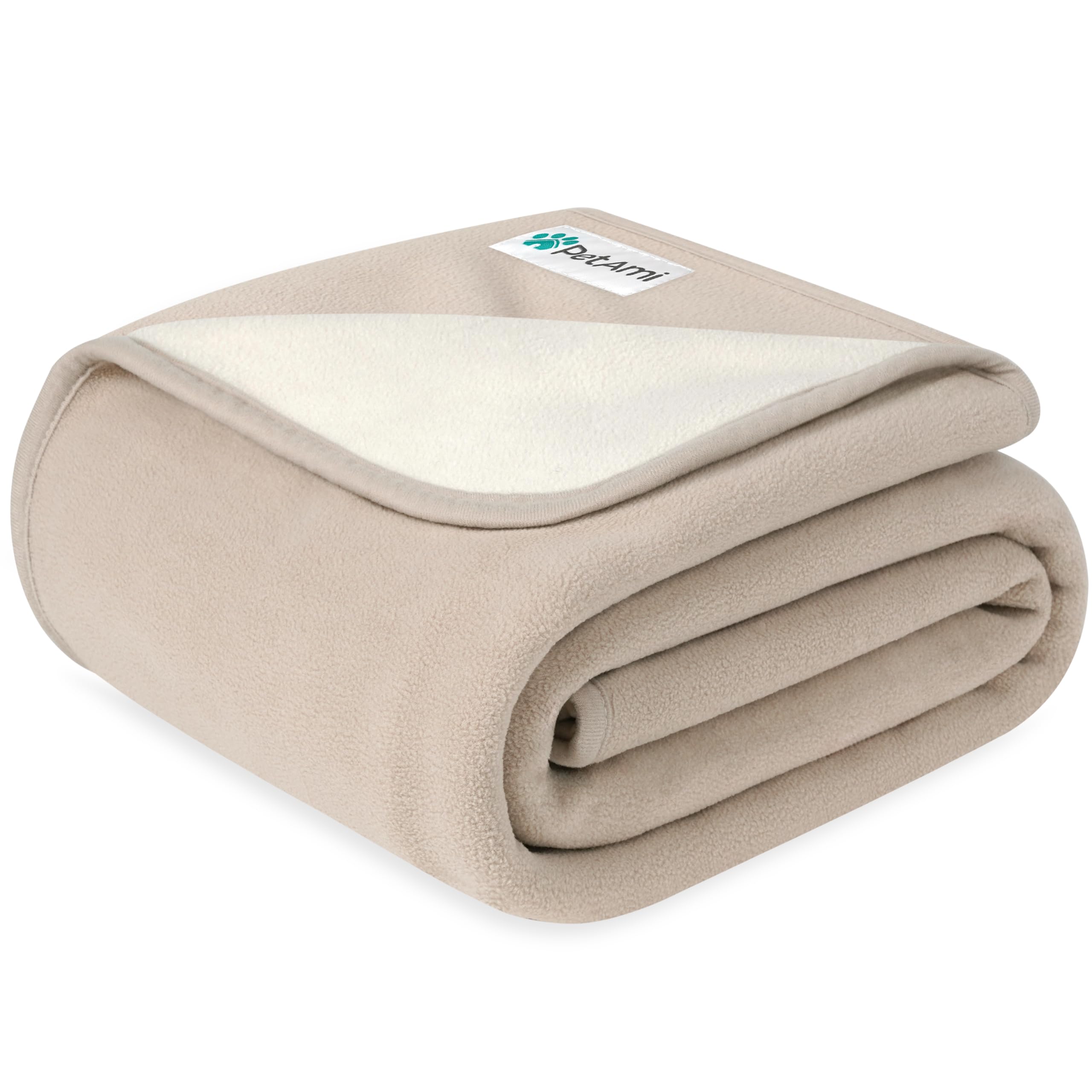 PetAmi Waterproof Dog Blanket for Small Medium Dogs Cats, Pee Proof Reversible Cat Blanket for Kitten Puppy, Soft Fleece Washabl