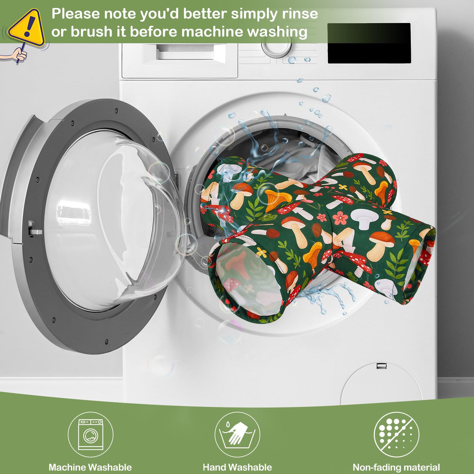 Bienbee Guinea Pig Tunnel, 4 Way Washable Guinea Pig Hideout,Foldable Rabbit Tunnel Guinea Pigs Toys For Bunny Hamster Chinchill