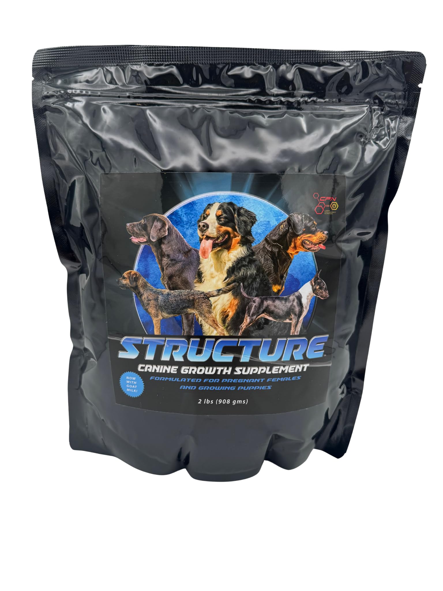 CPN Structure Puppy & Mother Dog Supplement with DHA - Supports Cognitive, Muscle & Bone Development - Egg & Milk Protein, Probi