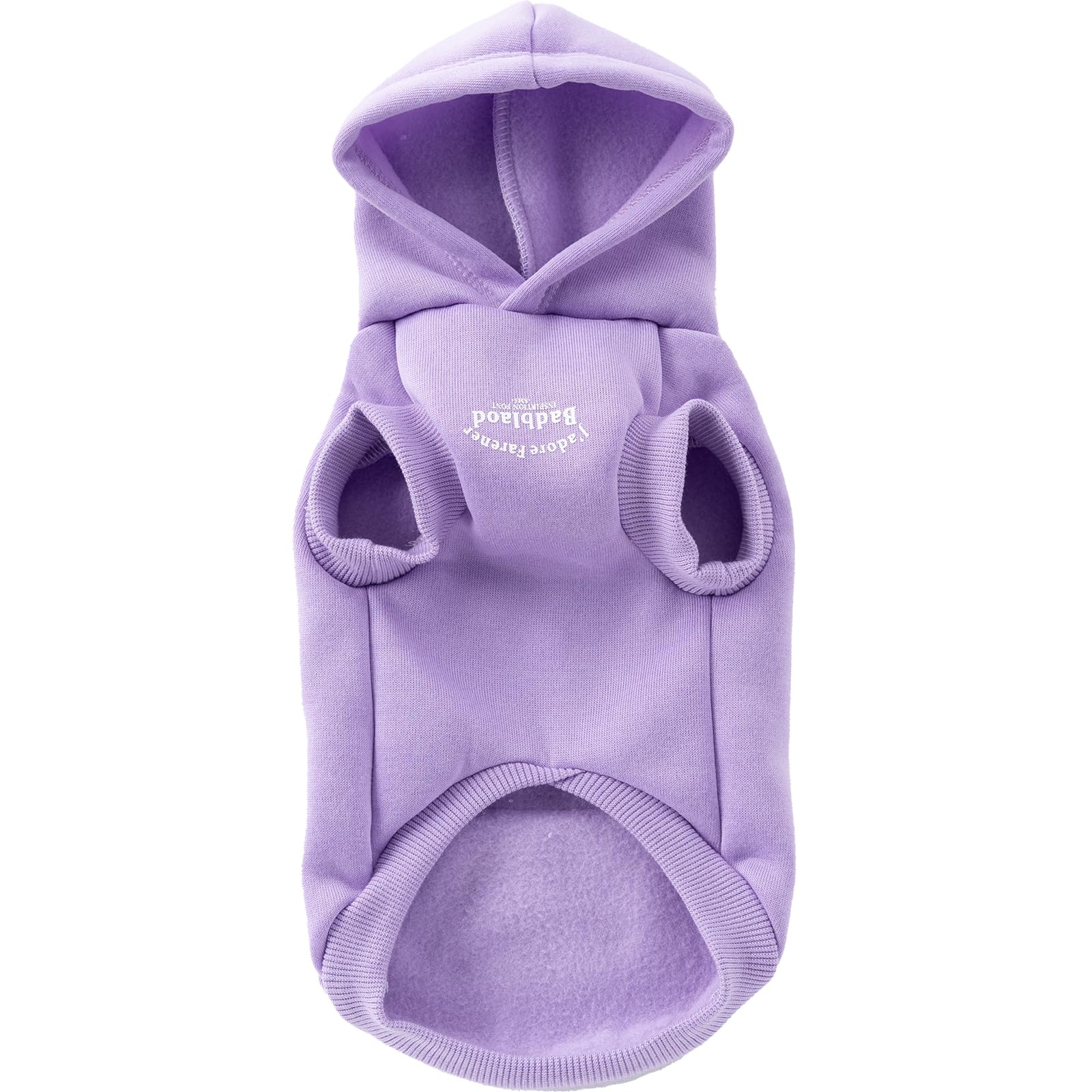 Winter Dog Hoodie Sweatshirts With Pockets Warm Dog Clothes For Small Dogs Chihuahua Coat Clothing Puppy Cat Custume (Purple, Xx