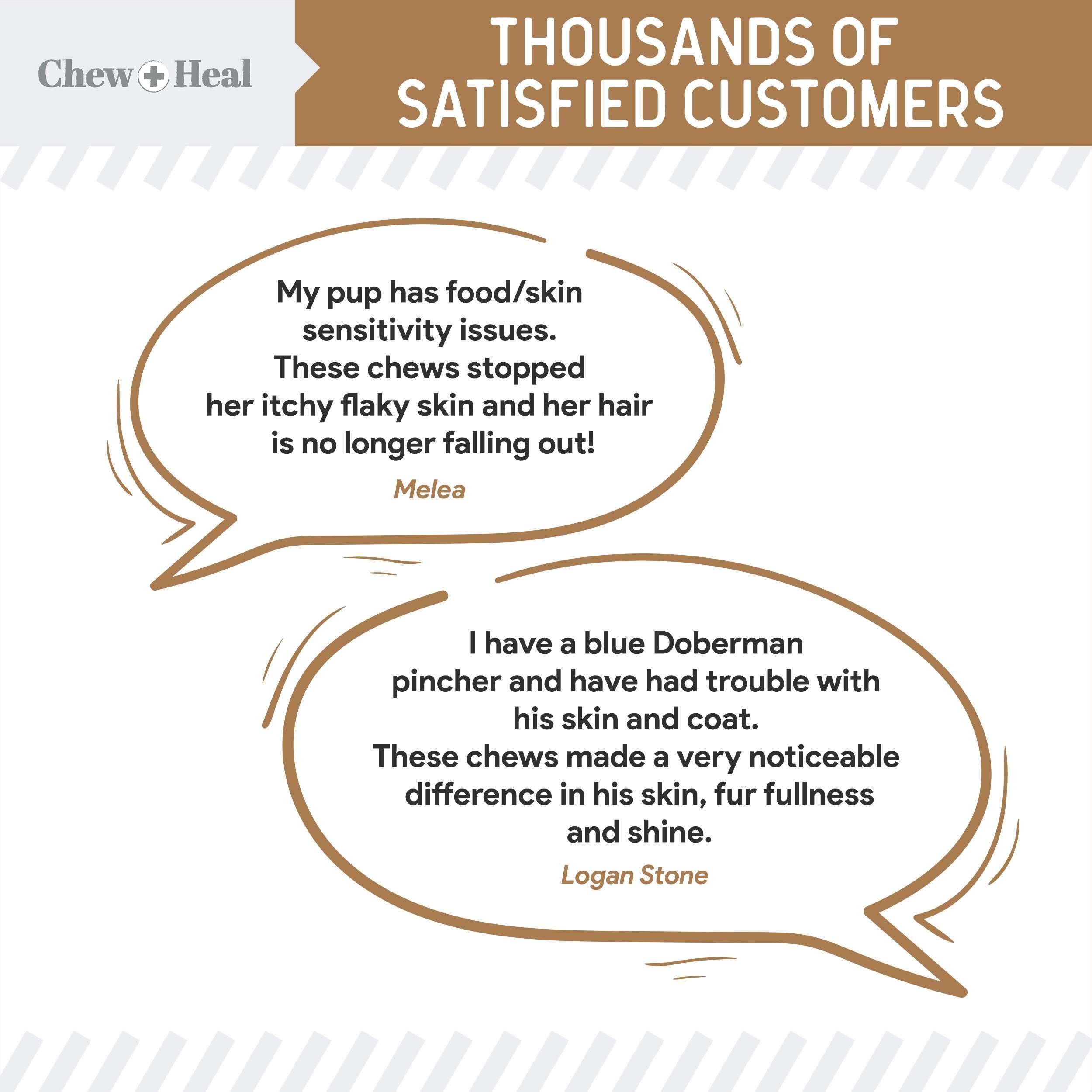 Omega for Dogs - 180 Delicious Soft Chews - Salmon Oil Treats for Skin and Coat, Itch Relief - Fish Oil Blend of Essential Fatty