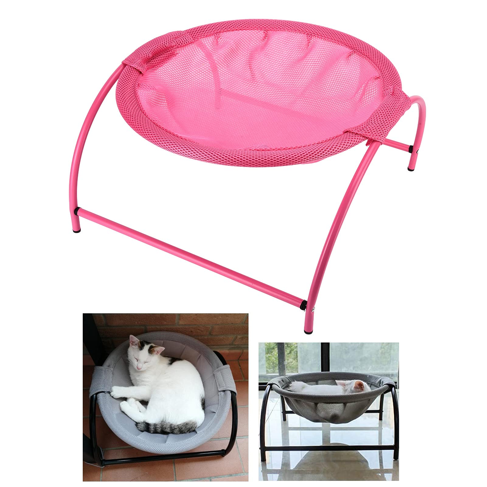 Cat Hammock Pet Summer House Breathable Bed Cloth Pocket Heat Dissipation For Cat Cat Nest Shaker Chair Hammocks ()