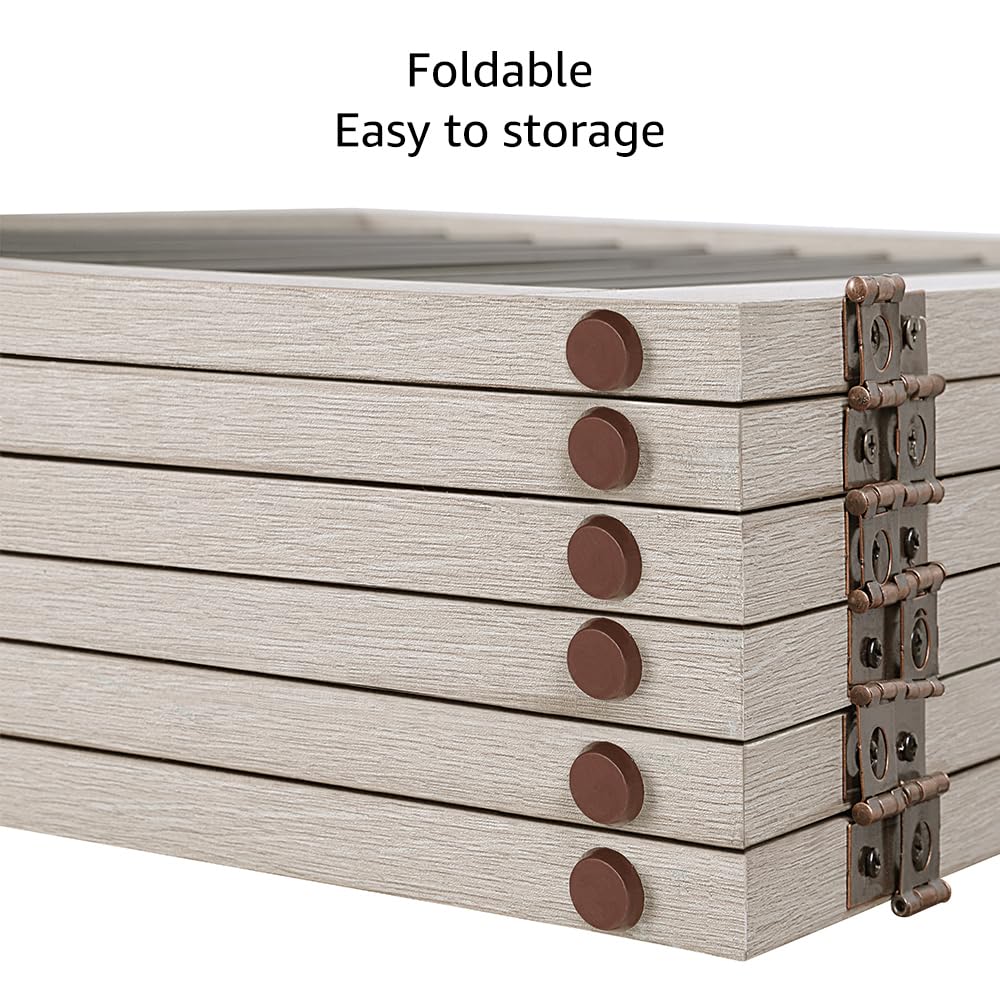 Unipaws 132?Extra Wide Dog Gate And Pet Playpen, Free Standing Tall Dog Fence With Walk Through Door, Dog Barriers For Home, Use As Indoor Dogs Cats Pen, Rabbit Pen, Baby Gate, Weathered Grey