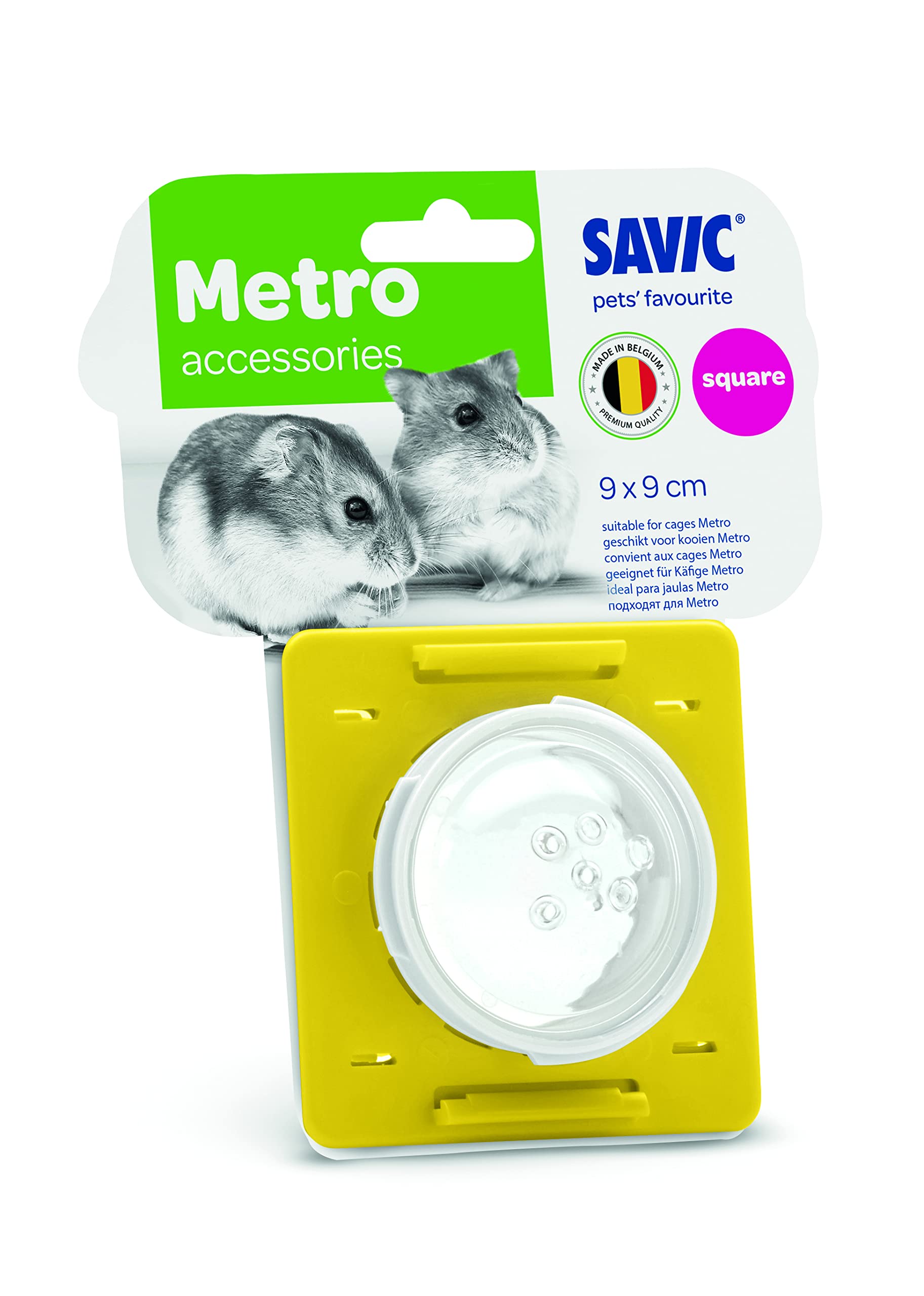 Savic Metro Cage Accessories: Square, Clear (9394)