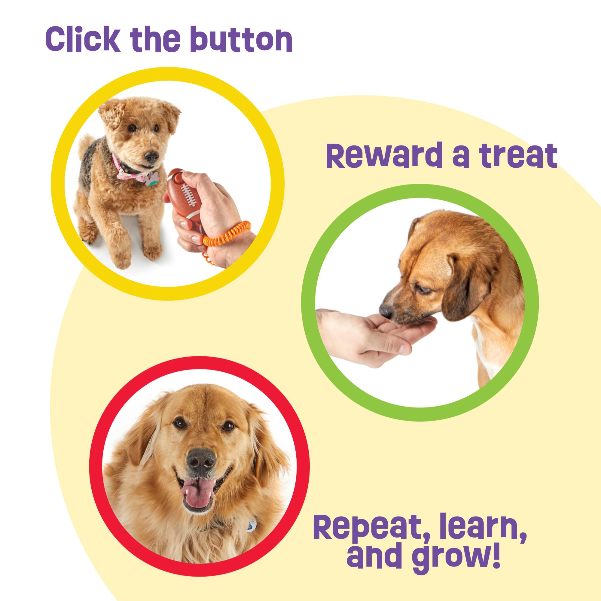 Brightkins Smarty Pooch! Training Clicker - Football