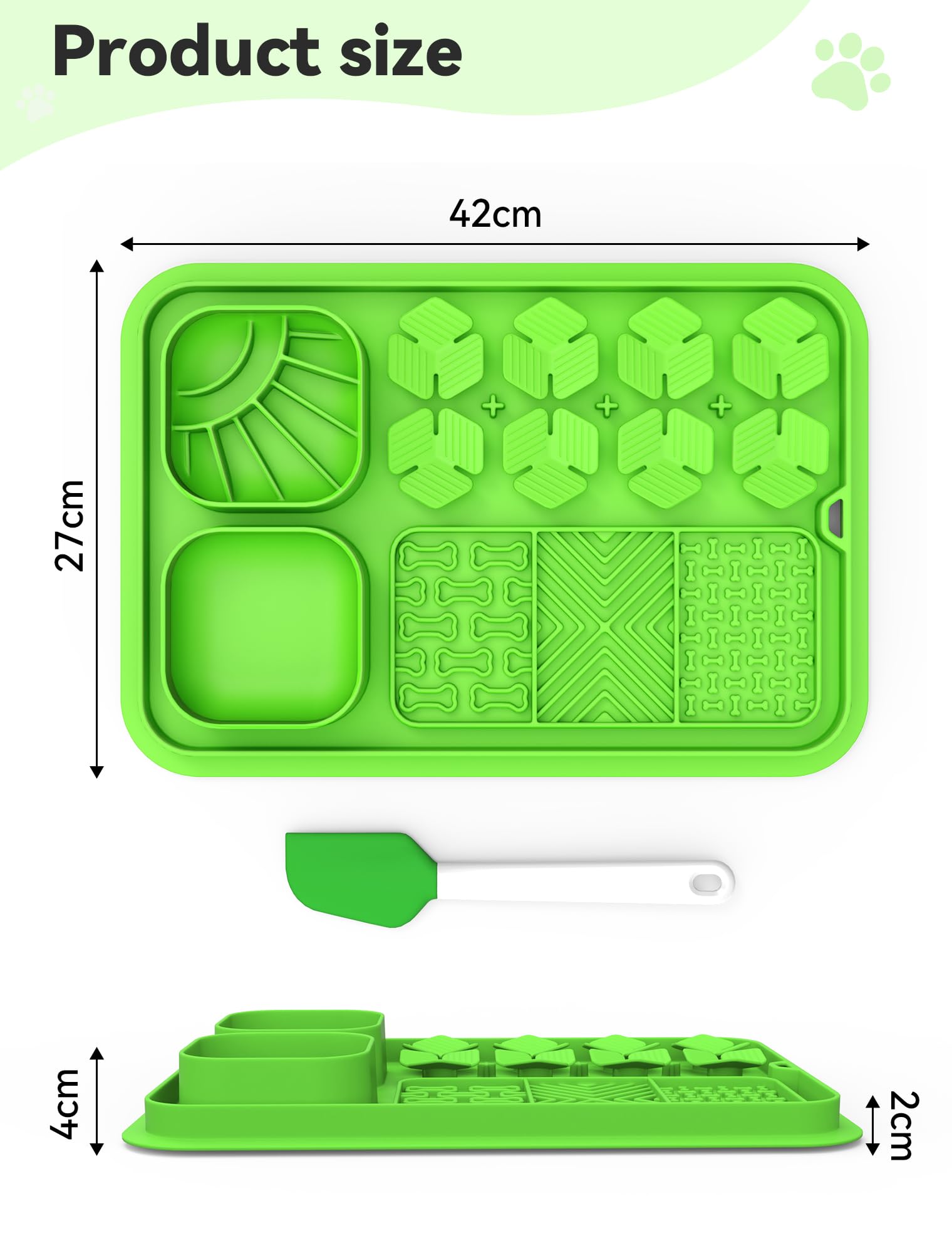 Lick Mat for Dogs,Slow Feeder Bowl for Dogs and Cats, Silicone Lick Mat & Snuffle Mat - Interactive Puzzle Feeder to Slow Eating