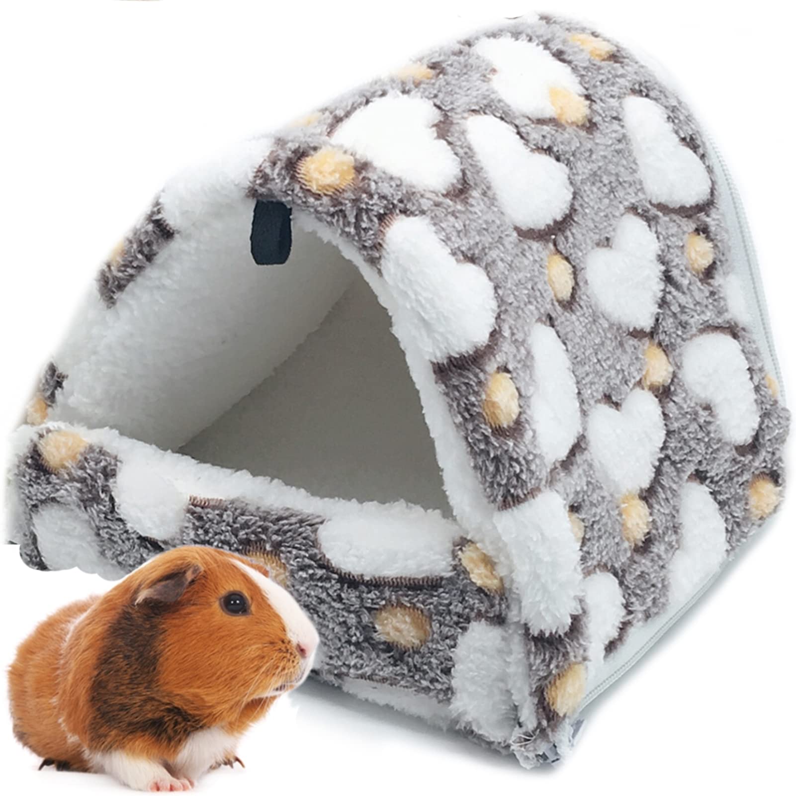 LeerKing Rat Hammock Bed Ferret Rodent Hammock Bed Hideout Cage Accessories Toy Bed for Guinea Pig Chinchilla Hedgehog Sugar Gli