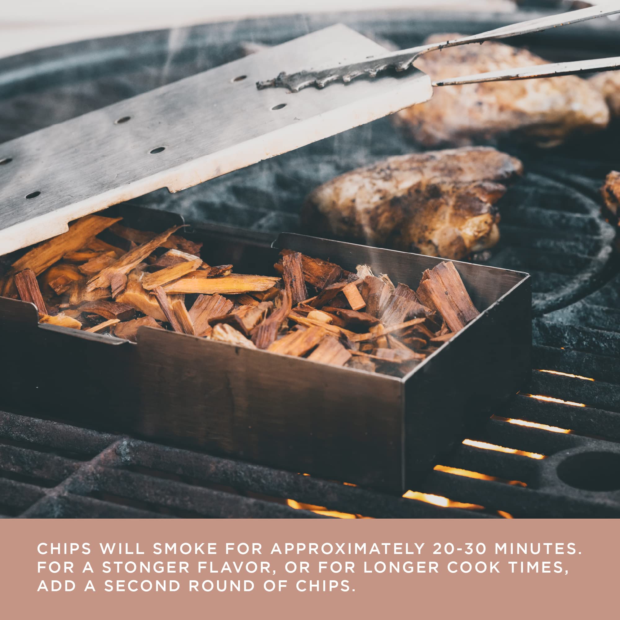 Fire  Flavor Premium All Natural Wood Chips For Smoker - Wood Chips For Smoking - Smoker Wood Chips - Smoker Accessories Gifts F